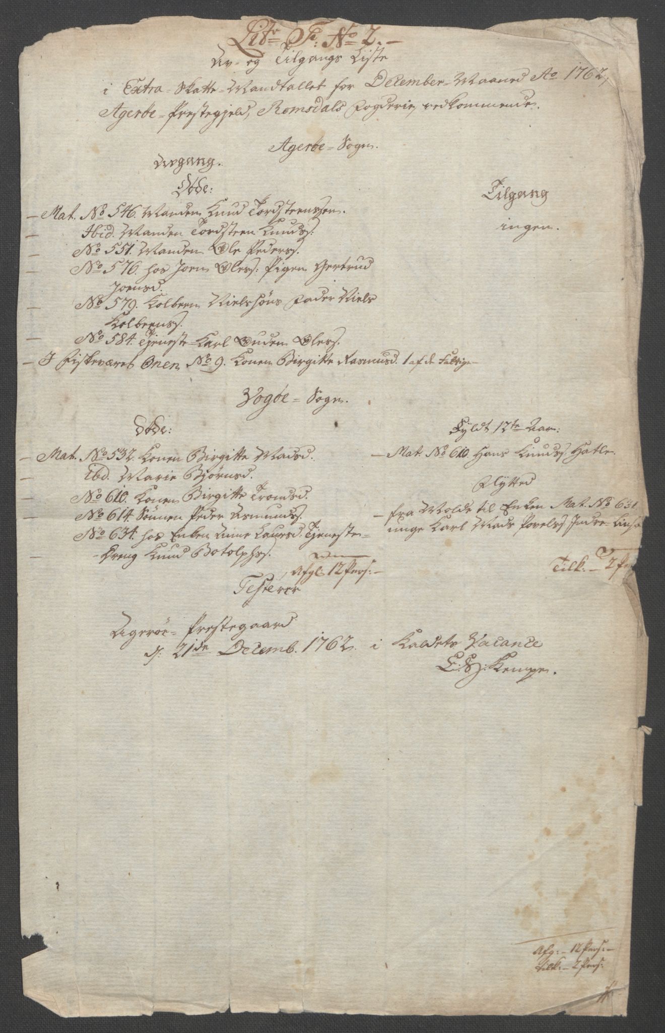 Rentekammeret inntil 1814, Reviderte regnskaper, Fogderegnskap, RA/EA-4092/R55/L3730: Ekstraskatten Romsdal, 1762-1763, s. 337