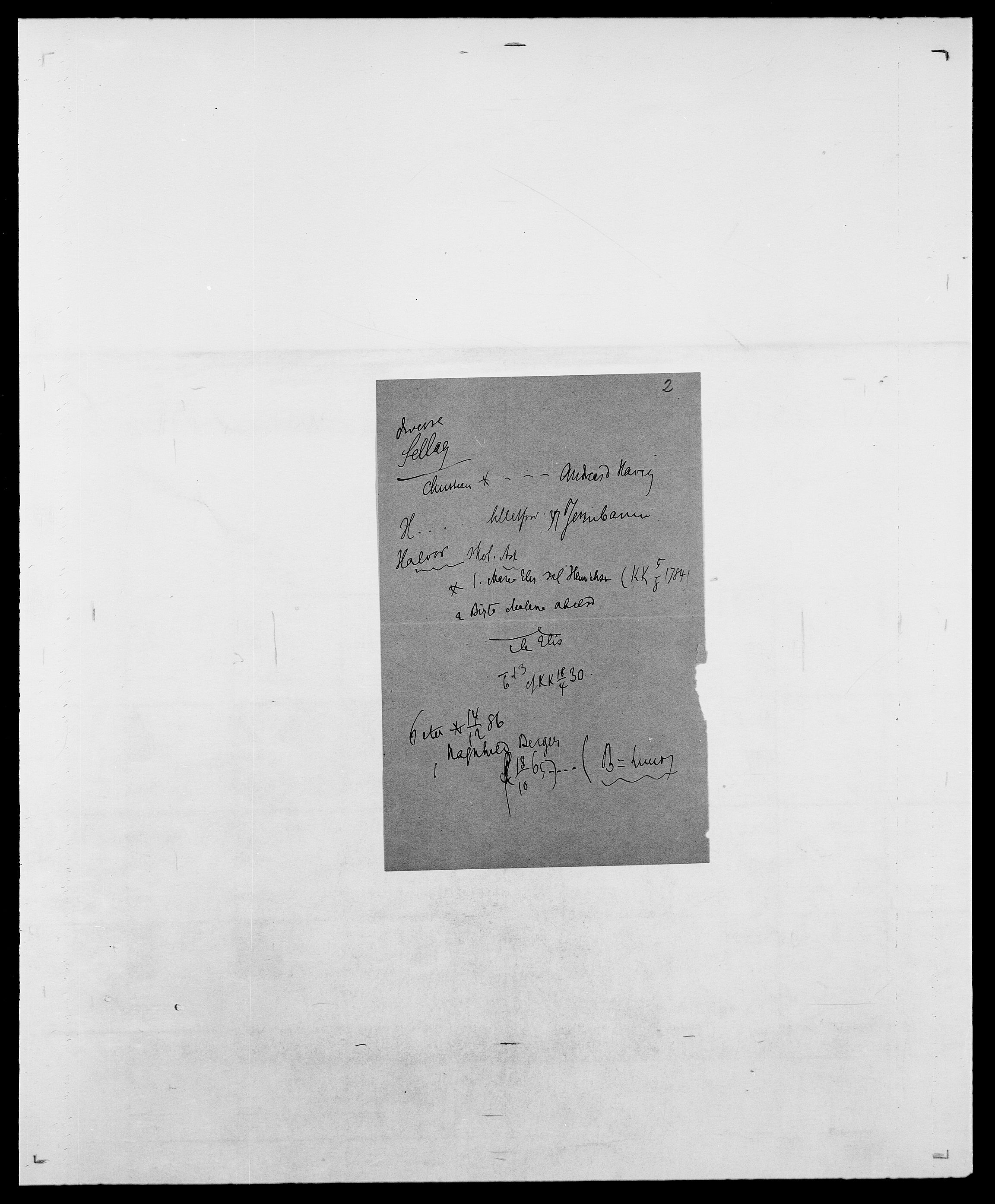 Delgobe, Charles Antoine - samling, SAO/PAO-0038/D/Da/L0035: Schnabel - sjetman, s. 642