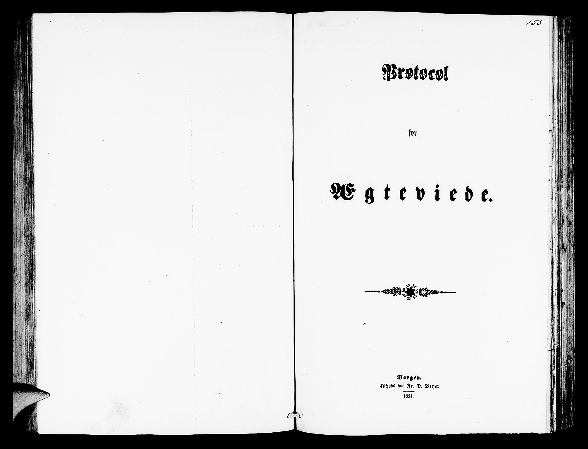 Hosanger sokneprestembete, SAB/A-75801/H/Hab: Klokkerbok nr. A 2, 1857-1881, s. 155