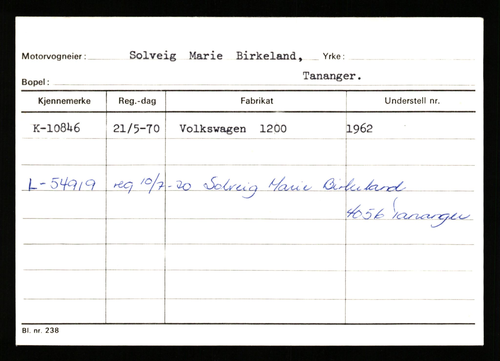 Stavanger trafikkstasjon, AV/SAST-A-101942/0/G/L0003: Registreringsnummer: 10466 - 15496, 1930-1971, s. 393