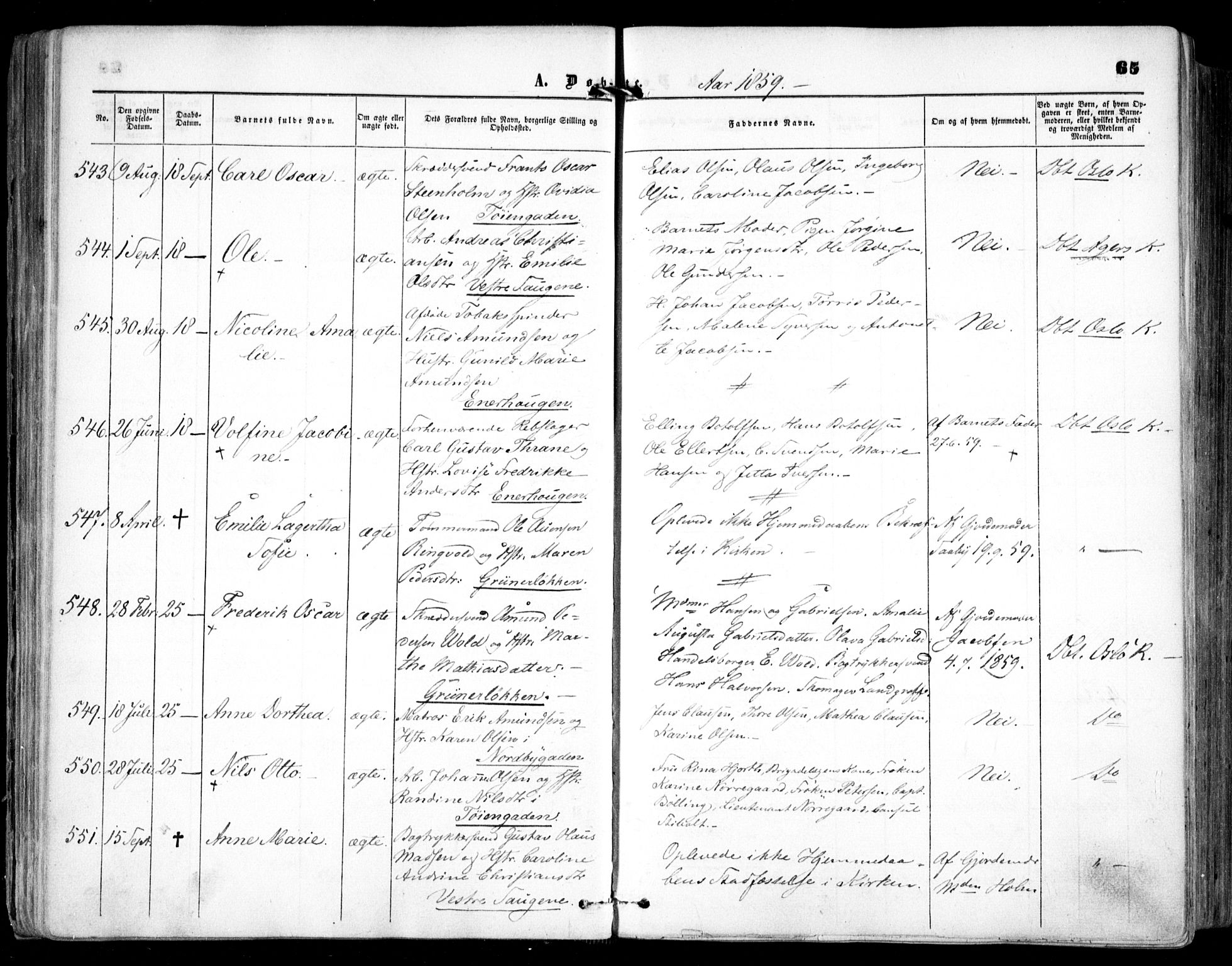 Grønland prestekontor Kirkebøker, SAO/A-10848/F/Fa/L0001: Ministerialbok nr. 1, 1859-1861, s. 65