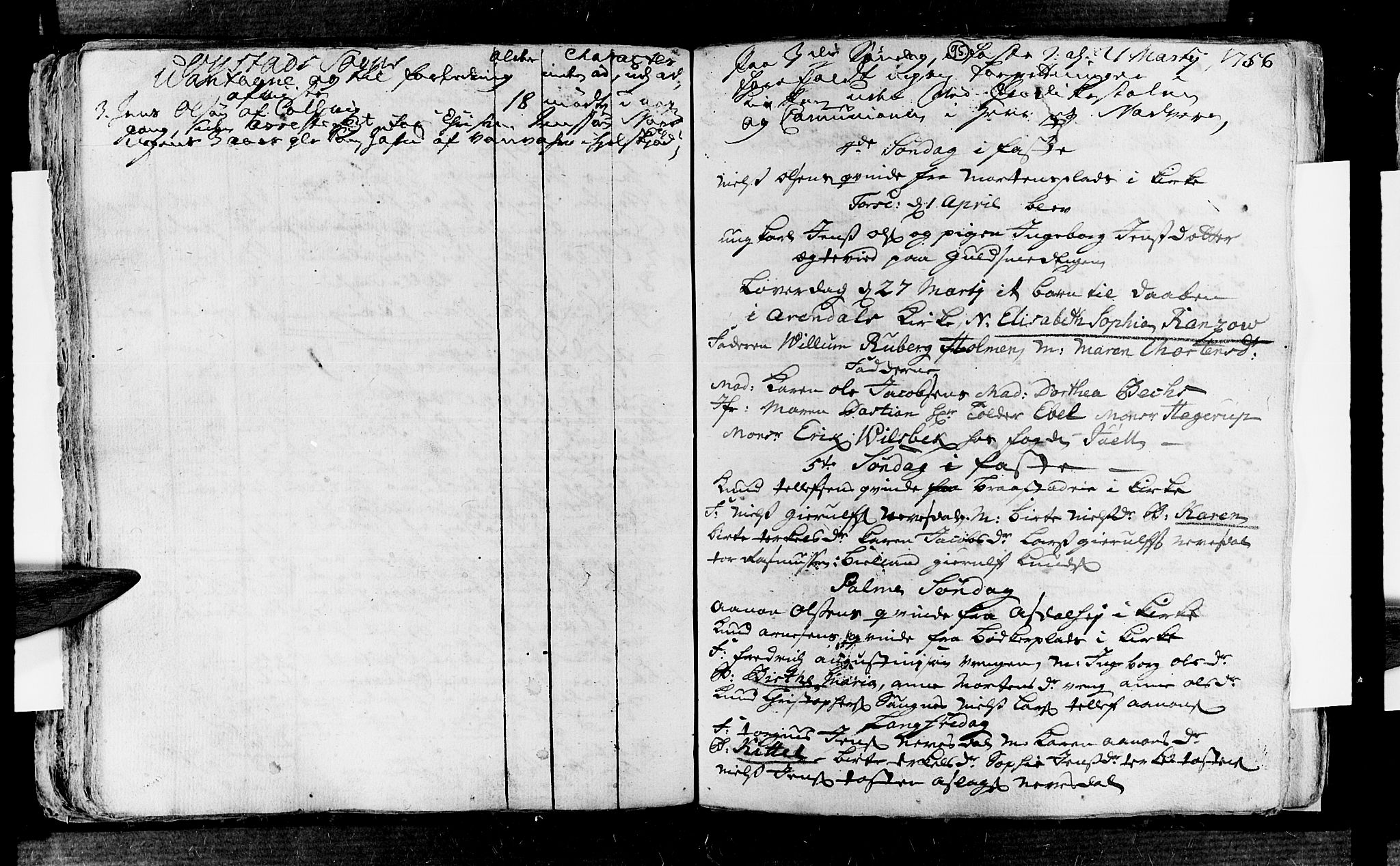 Øyestad sokneprestkontor, AV/SAK-1111-0049/F/Fa/L0005: Ministerialbok nr. A 5, 1751-1757, s. 95