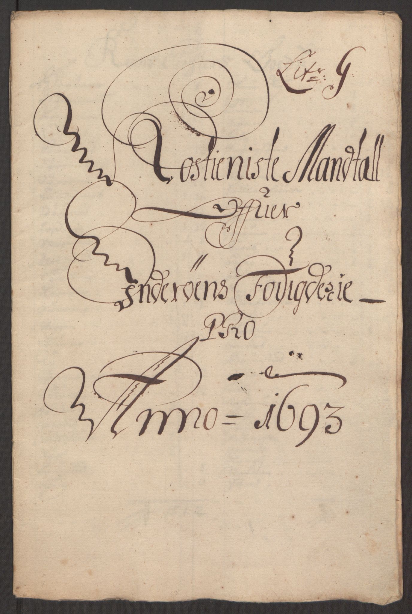 Rentekammeret inntil 1814, Reviderte regnskaper, Fogderegnskap, RA/EA-4092/R63/L4308: Fogderegnskap Inderøy, 1692-1694, s. 458