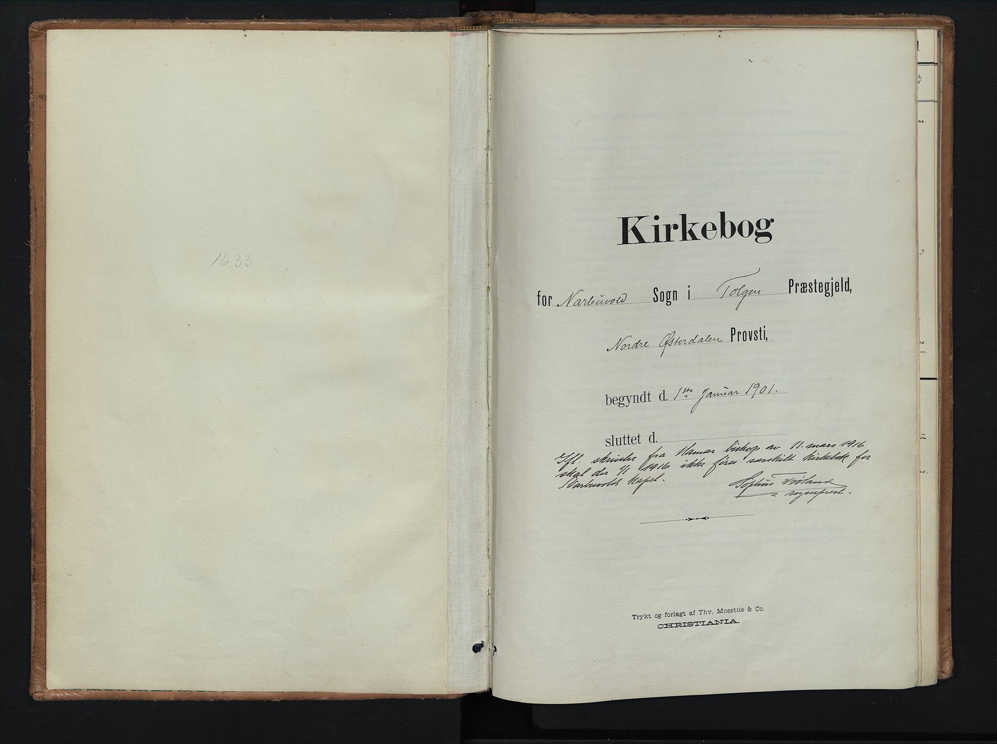 Tolga prestekontor, AV/SAH-PREST-062/K/L0010: Ministerialbok nr. 10, 1901-1915