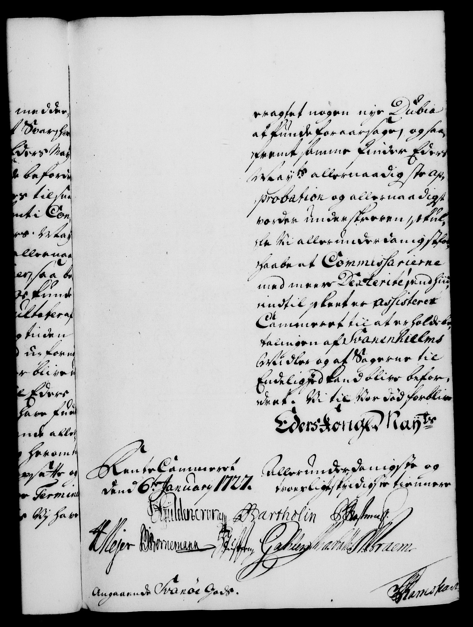 Rentekammeret, Kammerkanselliet, RA/EA-3111/G/Gf/Gfa/L0010: Norsk relasjons- og resolusjonsprotokoll (merket RK 52.10), 1727, s. 51