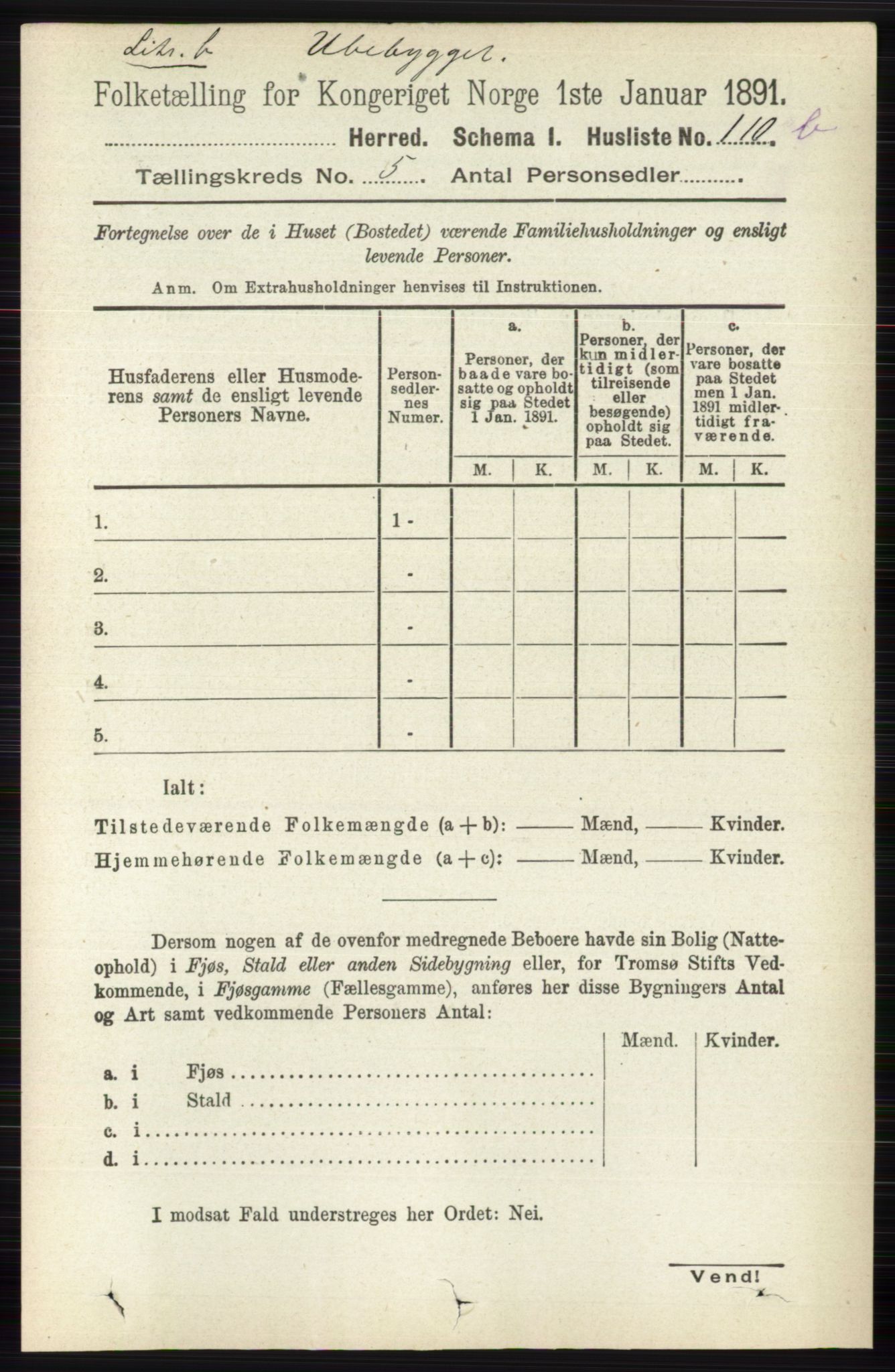 RA, Folketelling 1891 for 0724 Sandeherred herred, 1891, s. 2810