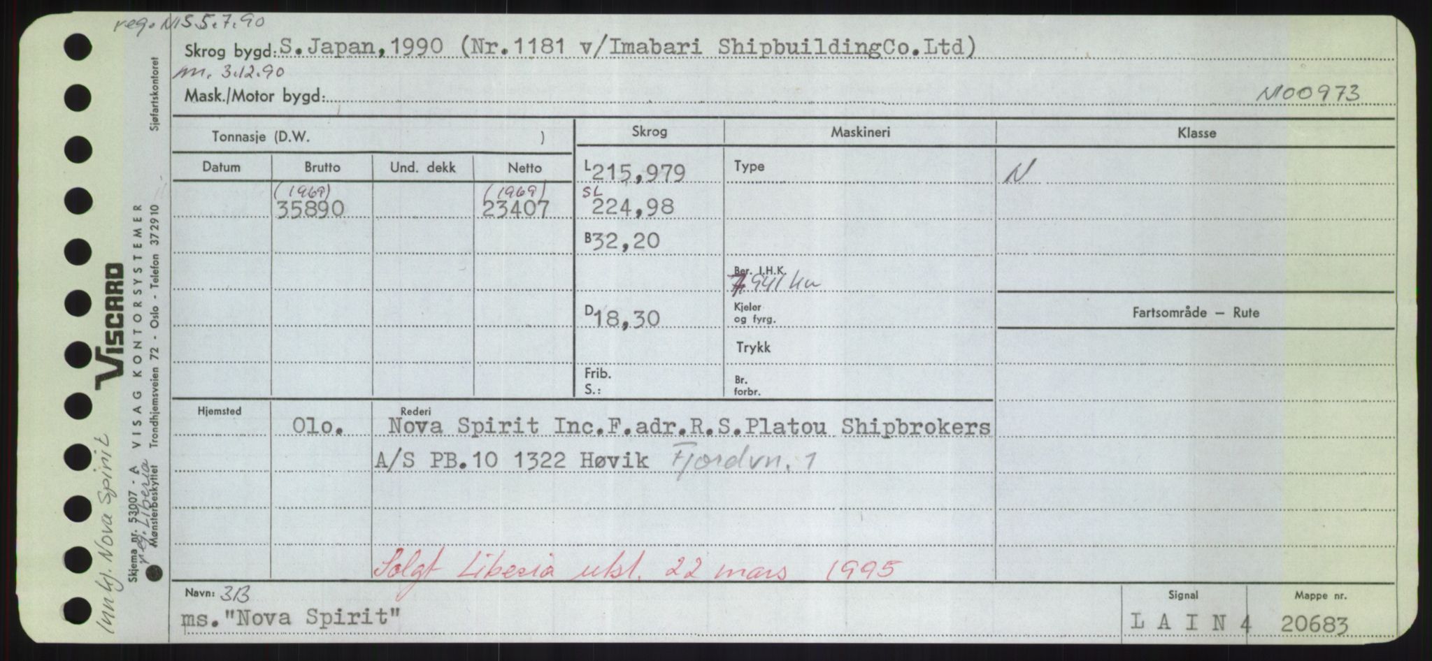 Sjøfartsdirektoratet med forløpere, Skipsmålingen, AV/RA-S-1627/H/Hd/L0027: Fartøy, Norhop-Nør, s. 301