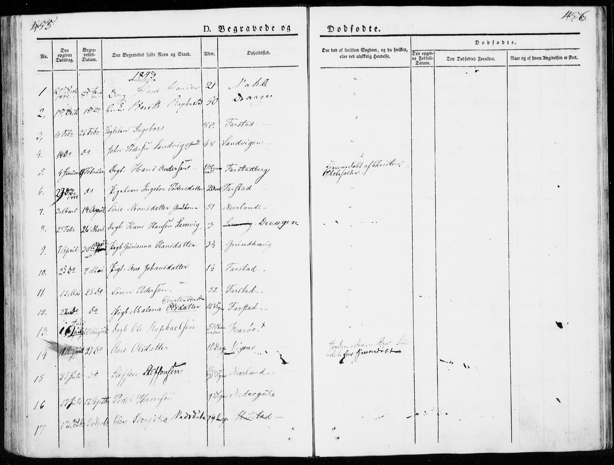 Ministerialprotokoller, klokkerbøker og fødselsregistre - Møre og Romsdal, AV/SAT-A-1454/566/L0766: Ministerialbok nr. 566A05, 1842-1851, s. 455-456