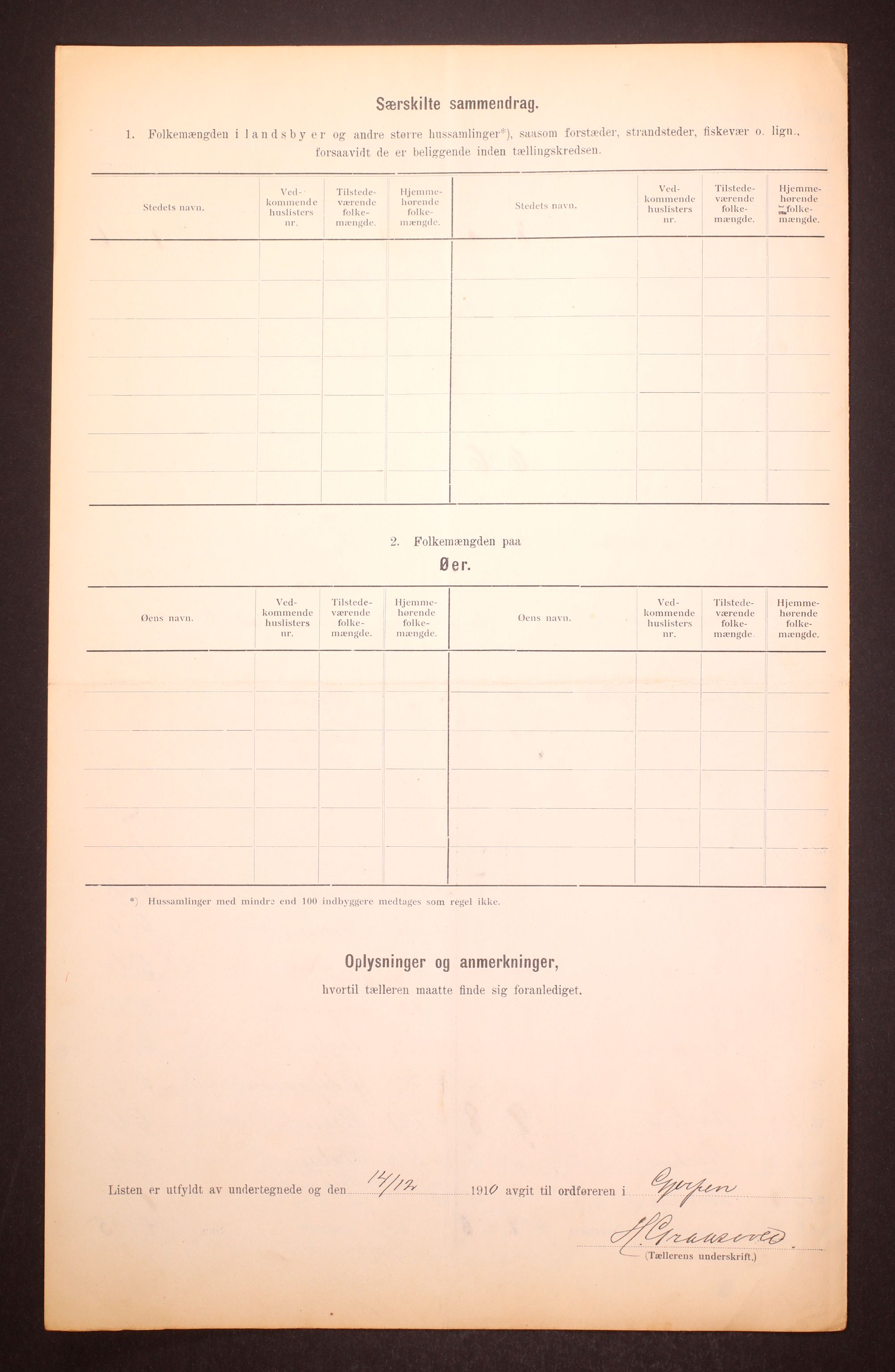 RA, Folketelling 1910 for 0812 Gjerpen herred, 1910, s. 12