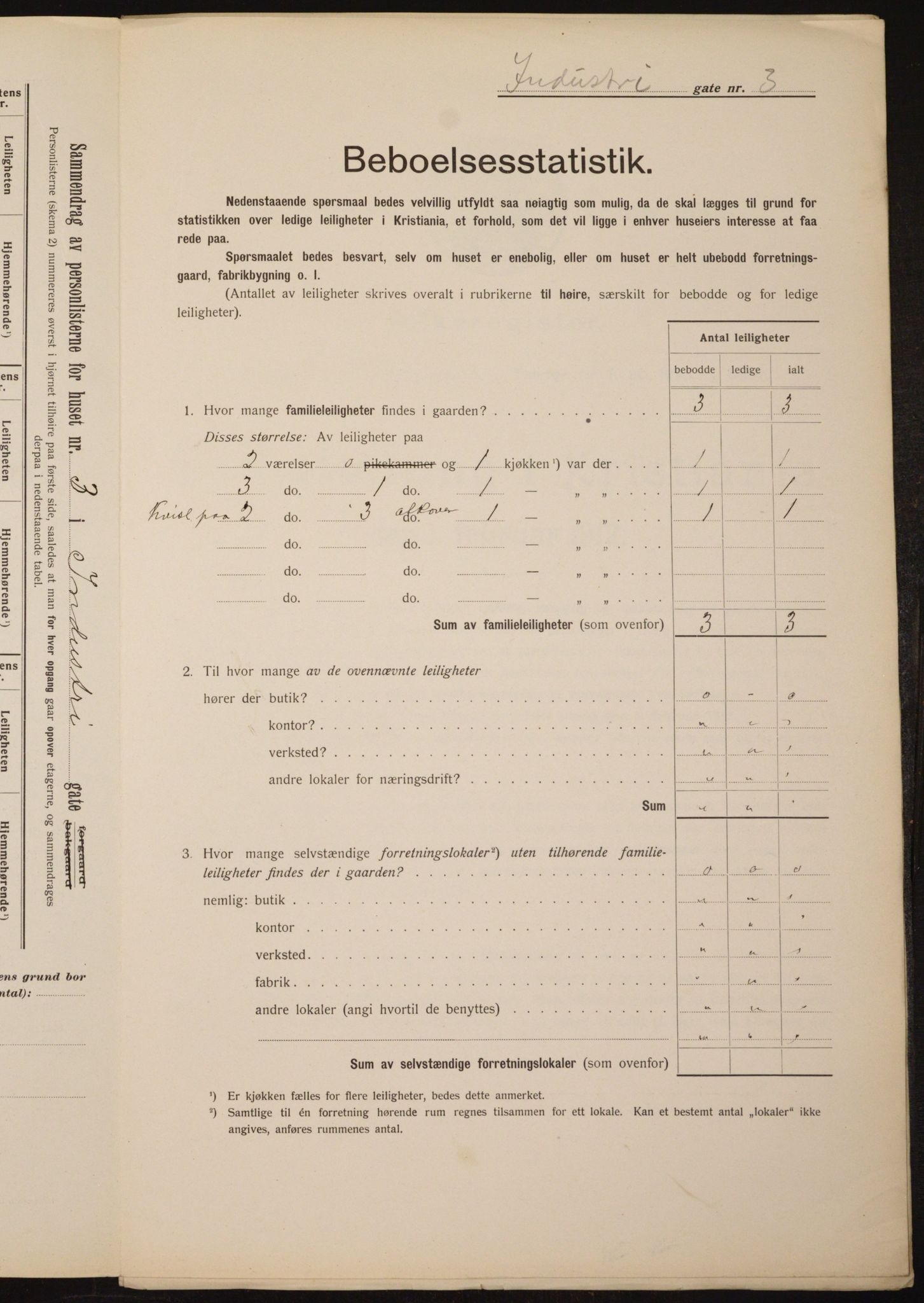 OBA, Kommunal folketelling 1.2.1912 for Kristiania, 1912, s. 43559