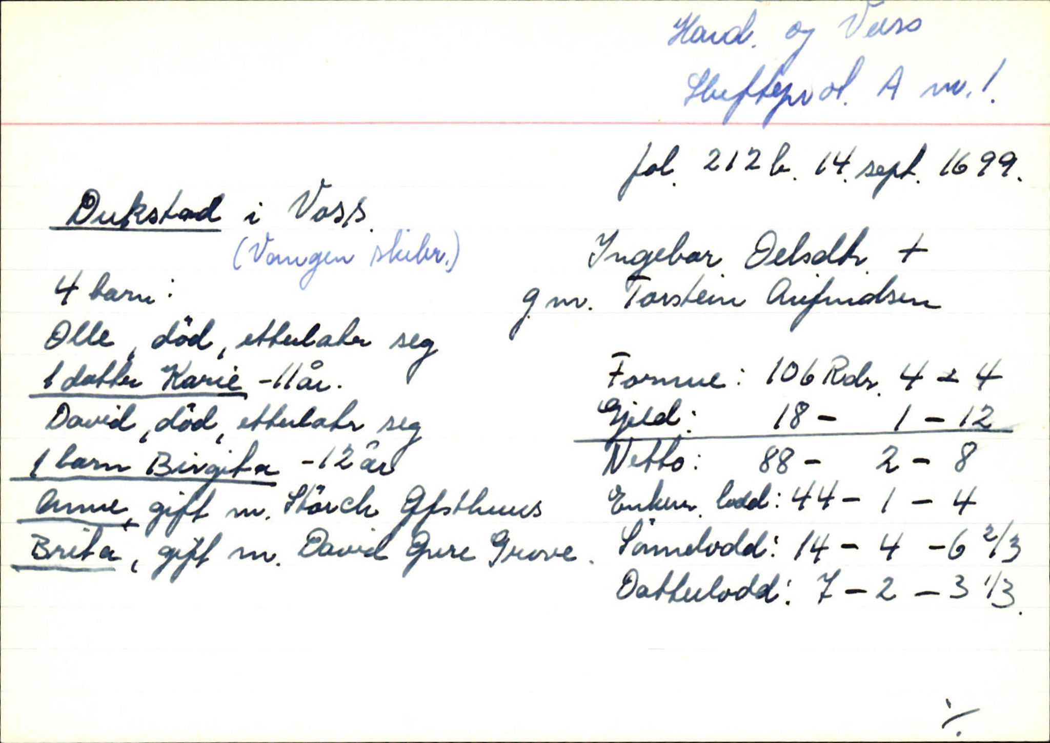 Skiftekort ved Statsarkivet i Bergen, SAB/SKIFTEKORT/002/L0001: Skifteprotokoll nr. 1-3, 1695-1721, s. 333