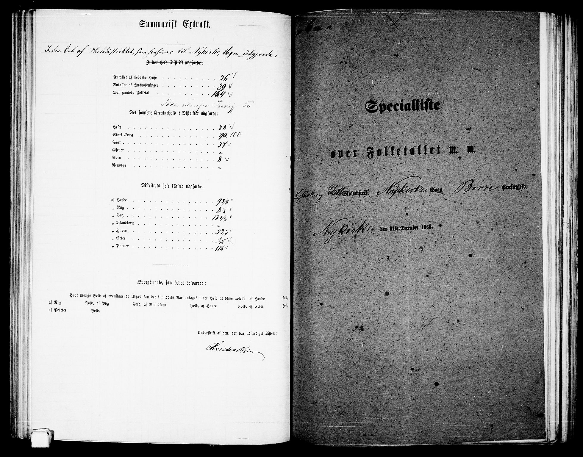 RA, Folketelling 1865 for 0717P Borre prestegjeld, Borre sokn og Nykirke sokn, 1865, s. 132
