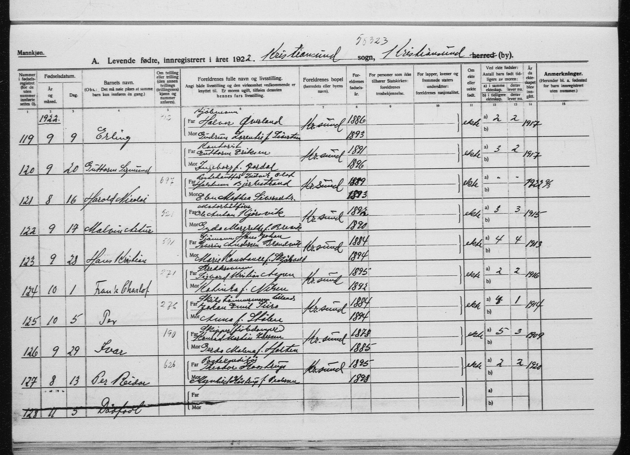 Ministerialprotokoller, klokkerbøker og fødselsregistre - Møre og Romsdal, AV/SAT-A-1454/572/L0864: Ministerialbok nr. 572D08, 1921-1935