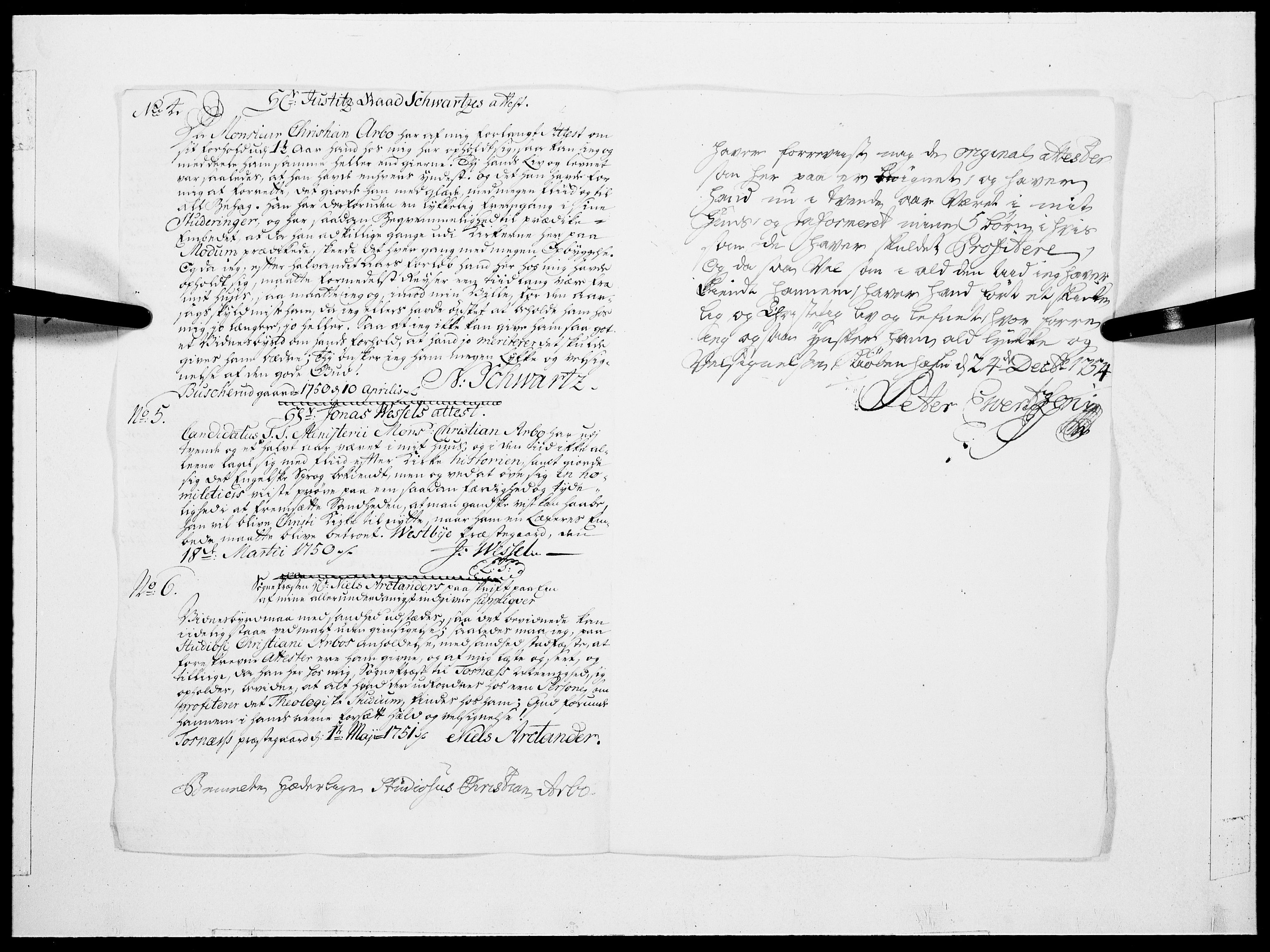 Danske Kanselli 1572-1799, AV/RA-EA-3023/F/Fc/Fcc/Fcca/L0168: Norske innlegg 1572-1799, 1755, s. 10
