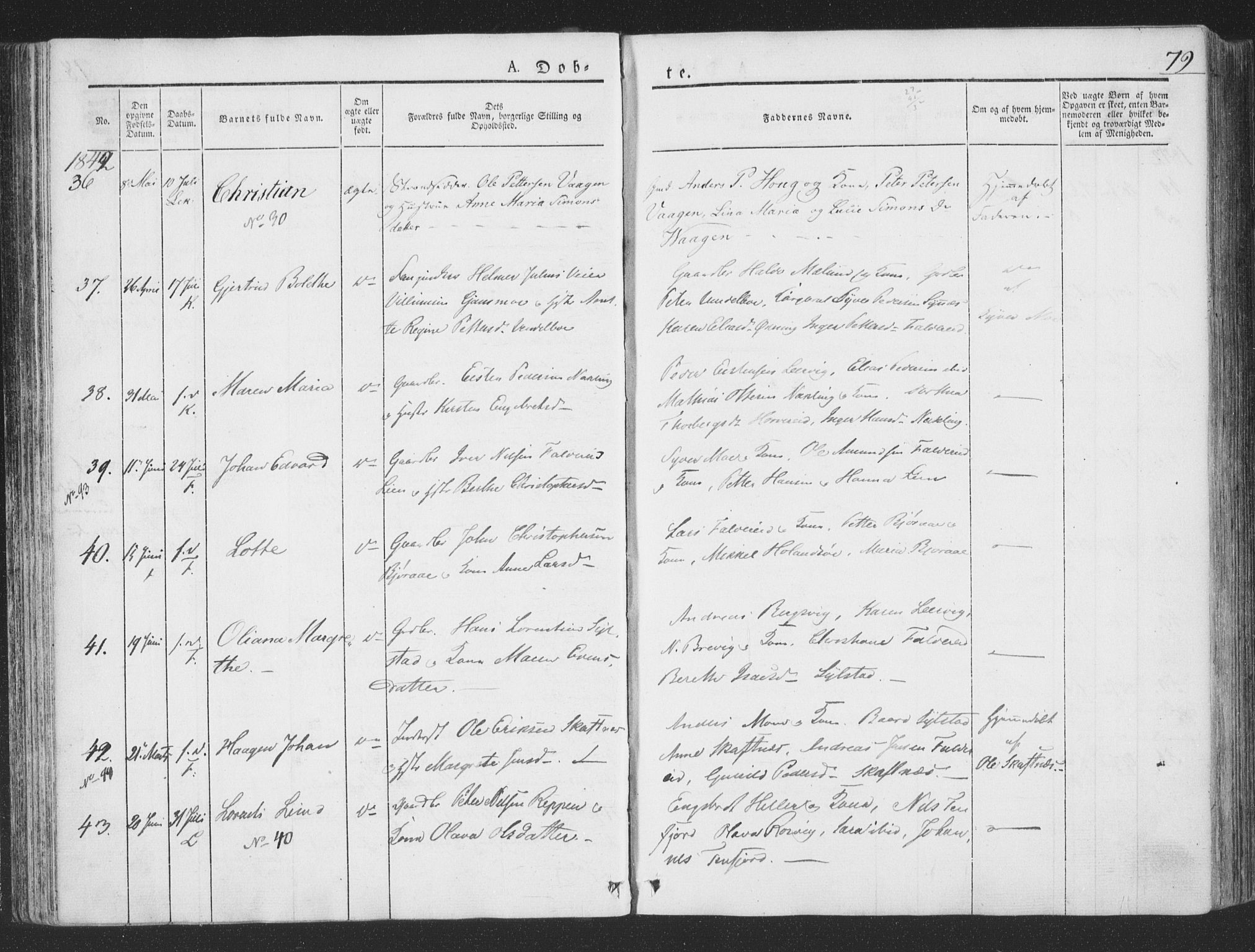 Ministerialprotokoller, klokkerbøker og fødselsregistre - Nord-Trøndelag, SAT/A-1458/780/L0639: Ministerialbok nr. 780A04, 1830-1844, s. 79