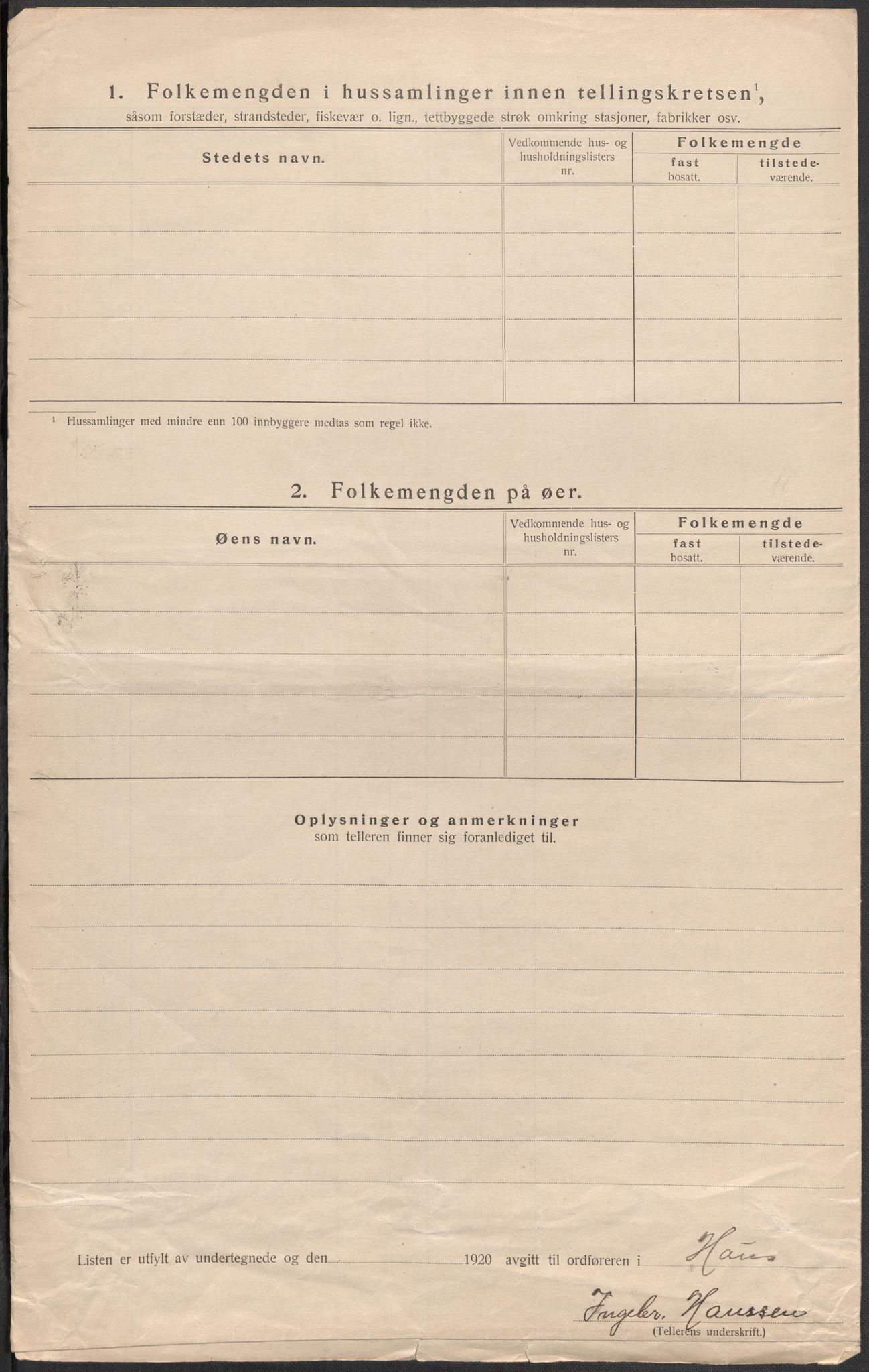 SAB, Folketelling 1920 for 1250 Haus herred, 1920, s. 59