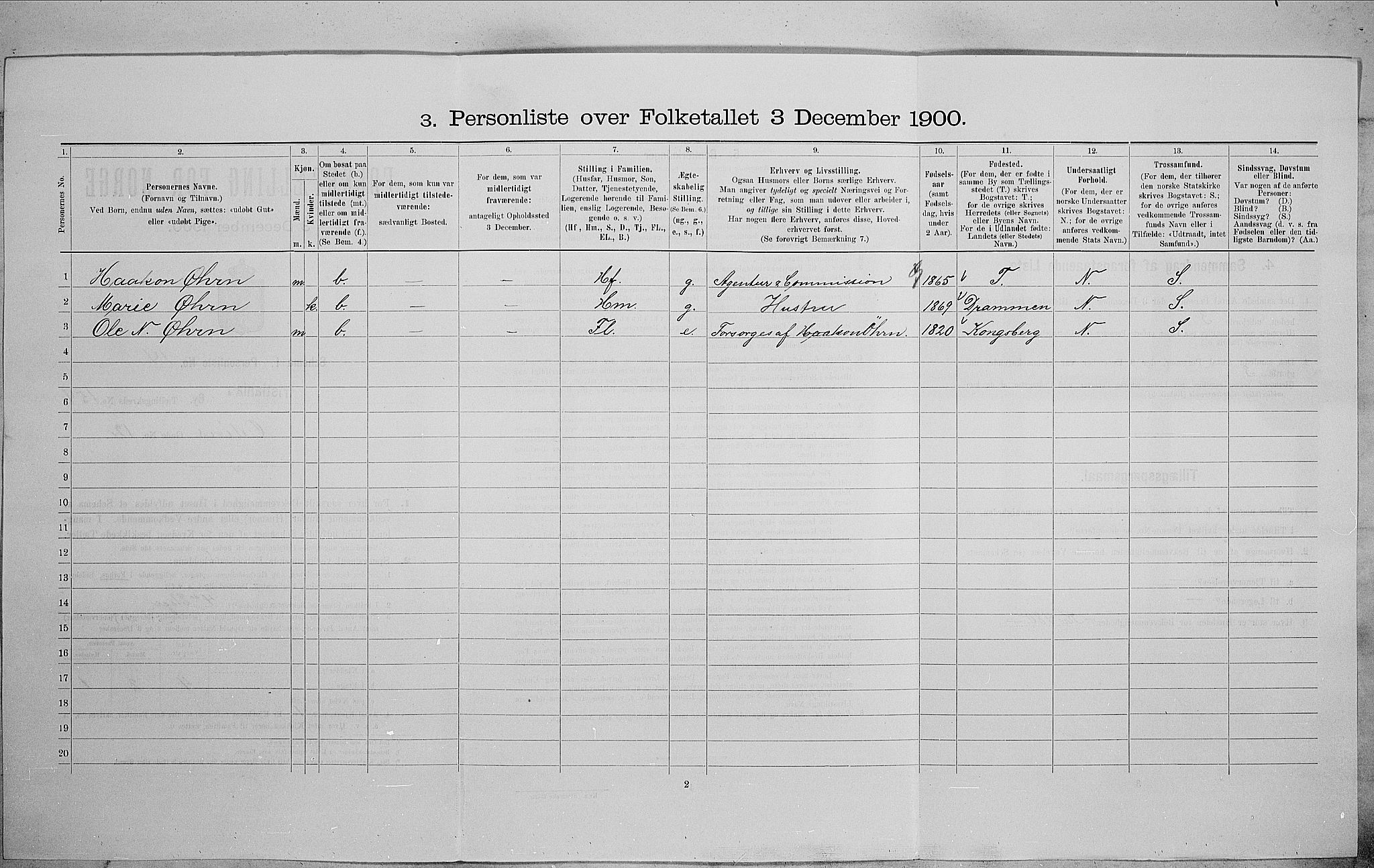 SAO, Folketelling 1900 for 0301 Kristiania kjøpstad, 1900, s. 67603