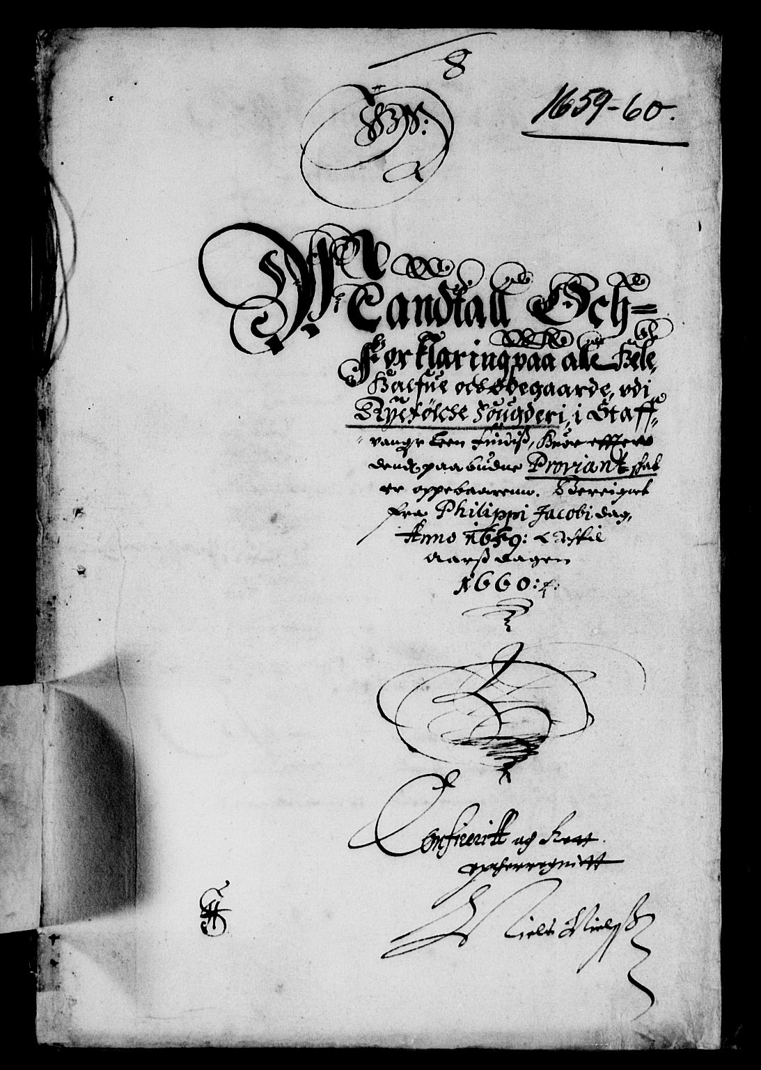 Rentekammeret inntil 1814, Reviderte regnskaper, Lensregnskaper, AV/RA-EA-5023/R/Rb/Rbs/L0041: Stavanger len, 1658-1660