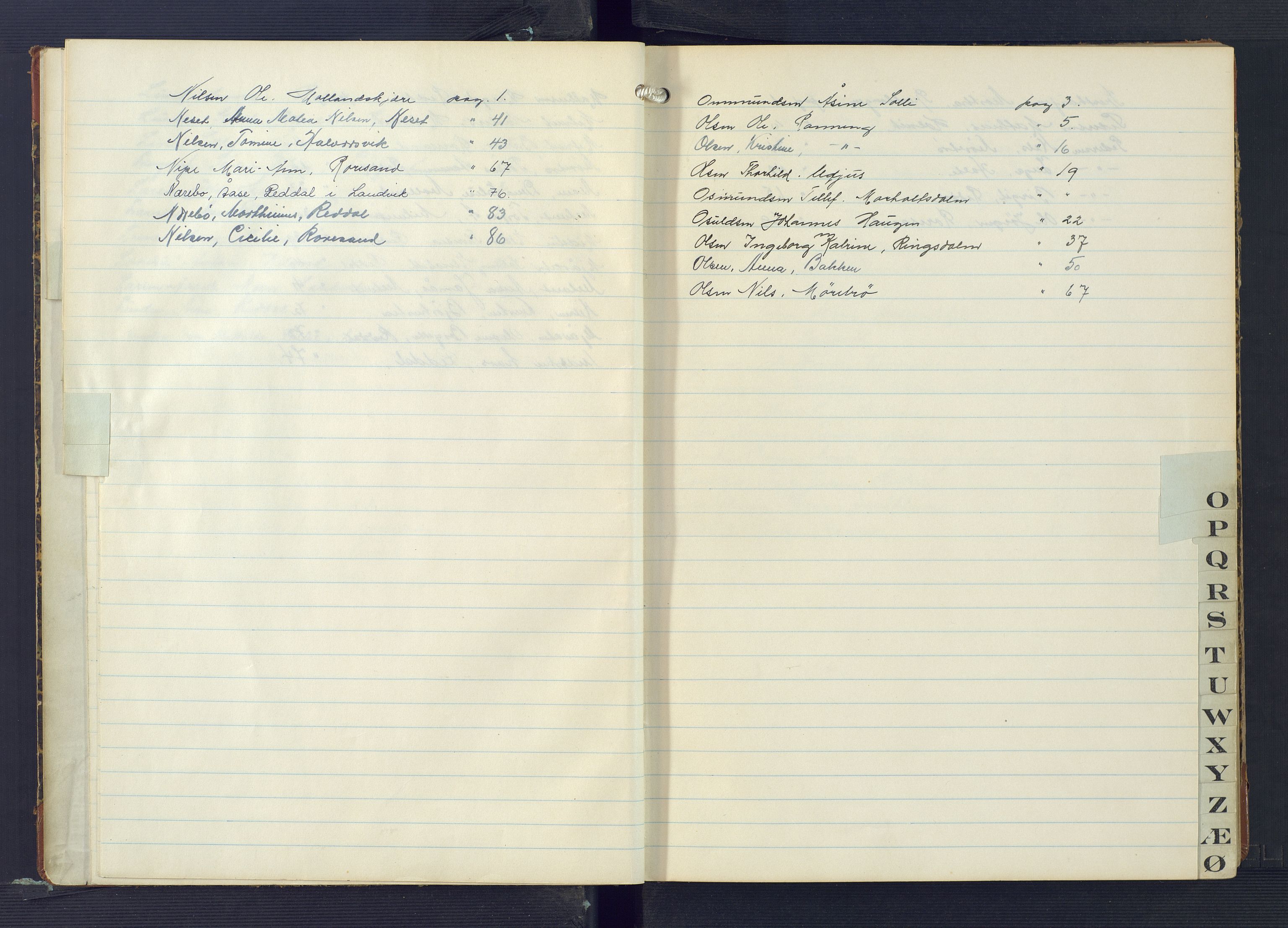 Landvik og Fjære lensmannskontor, AV/SAK-1241-0027/F/Fe/L0006: Anmeldte dødsfall Landvik nr 35, 1947-1957