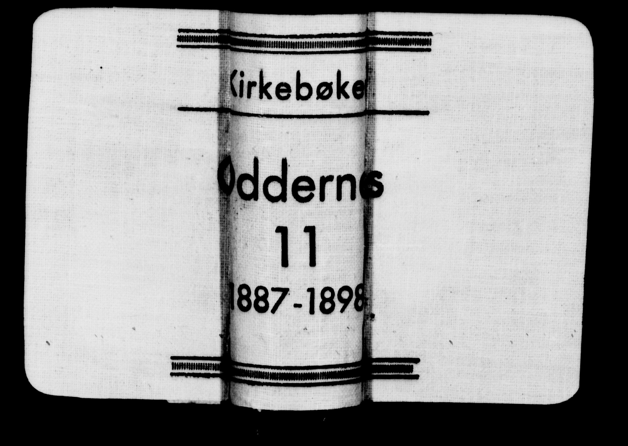Oddernes sokneprestkontor, SAK/1111-0033/F/Fb/Fba/L0008: Klokkerbok nr. B 8, 1887-1898