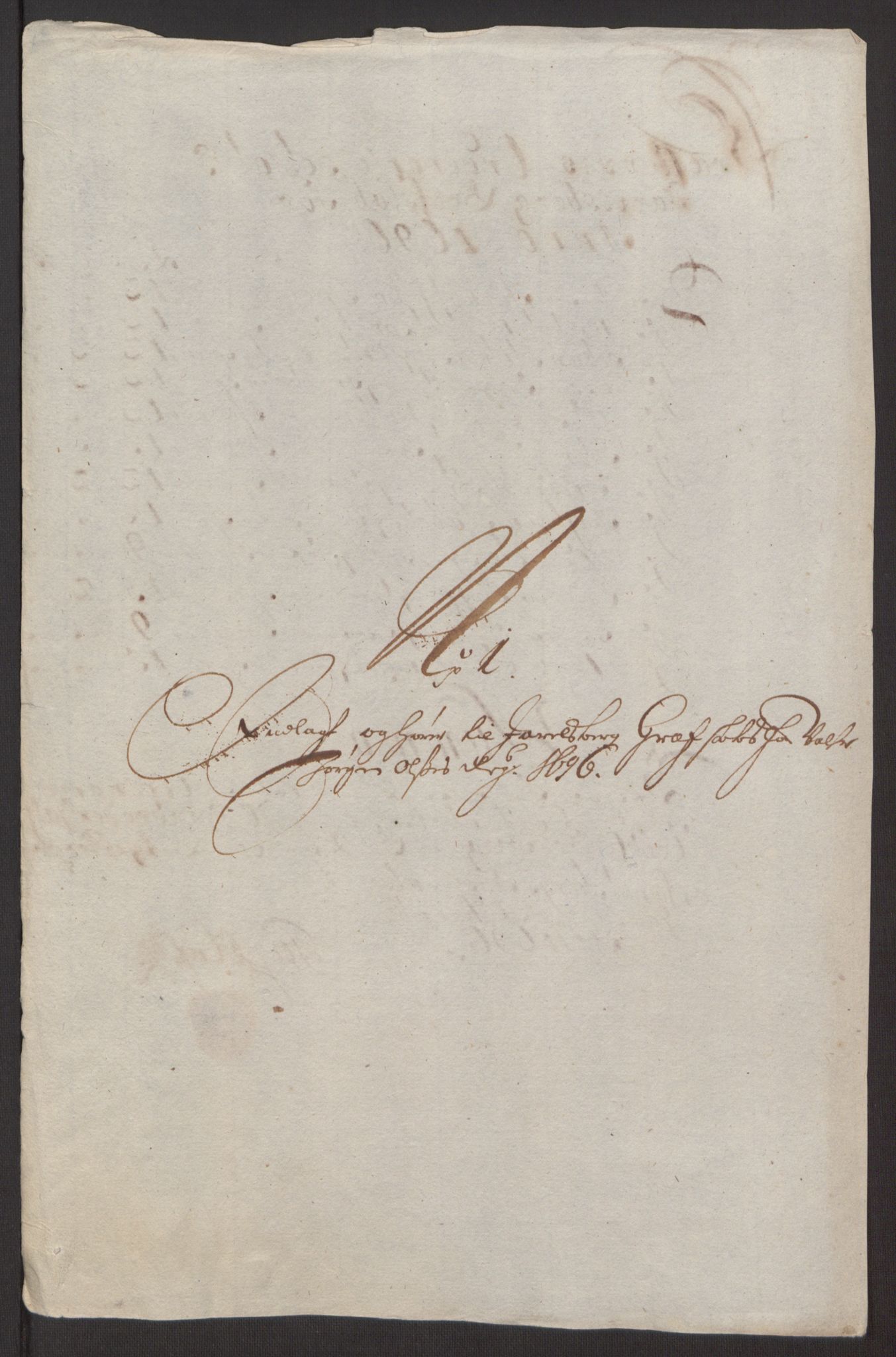Rentekammeret inntil 1814, Reviderte regnskaper, Fogderegnskap, RA/EA-4092/R32/L1867: Fogderegnskap Jarlsberg grevskap, 1694-1696, s. 271