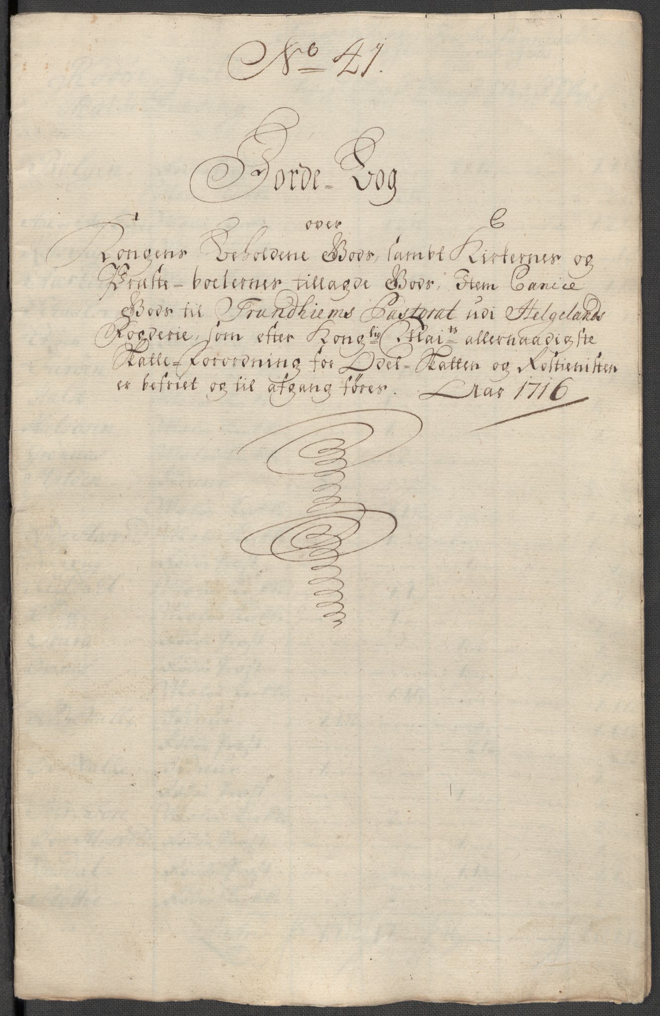 Rentekammeret inntil 1814, Reviderte regnskaper, Fogderegnskap, RA/EA-4092/R65/L4514: Fogderegnskap Helgeland, 1716, s. 273