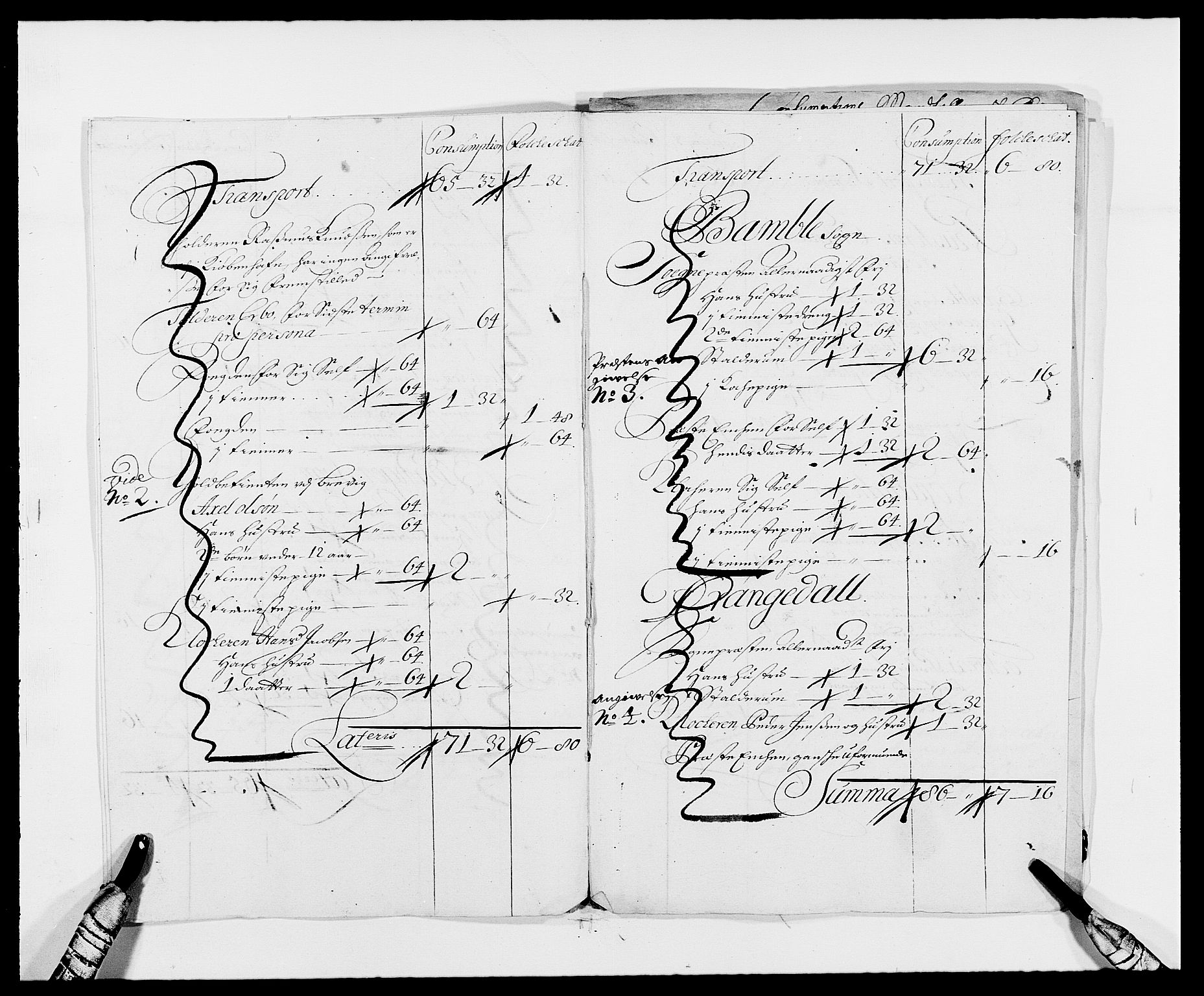 Rentekammeret inntil 1814, Reviderte regnskaper, Fogderegnskap, AV/RA-EA-4092/R34/L2050: Fogderegnskap Bamble, 1688-1691, s. 146