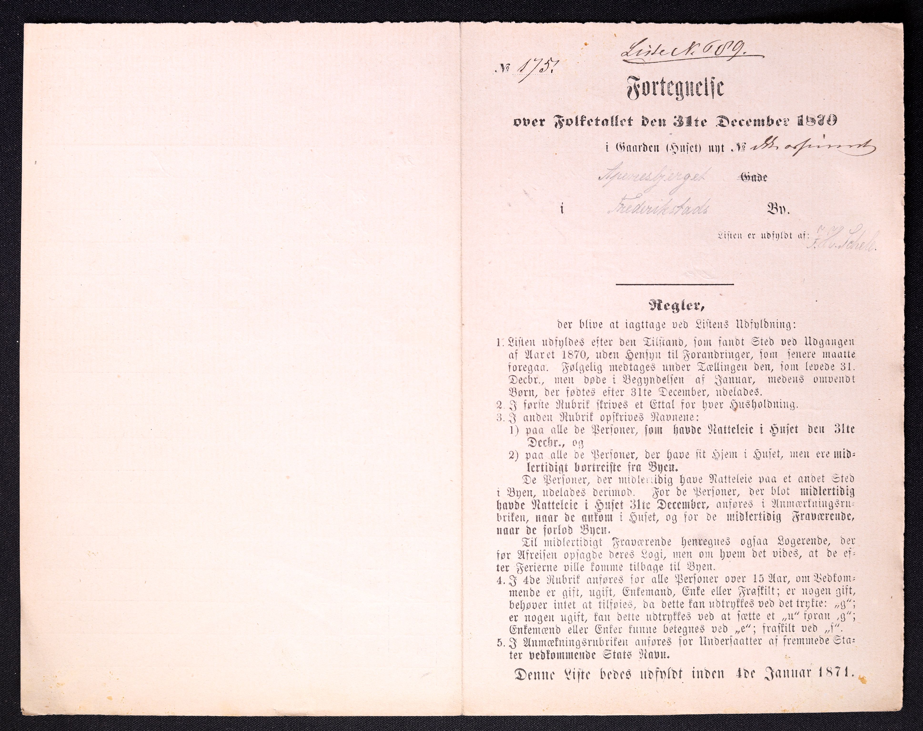 RA, Folketelling 1870 for 0103 Fredrikstad kjøpstad, 1870, s. 1379