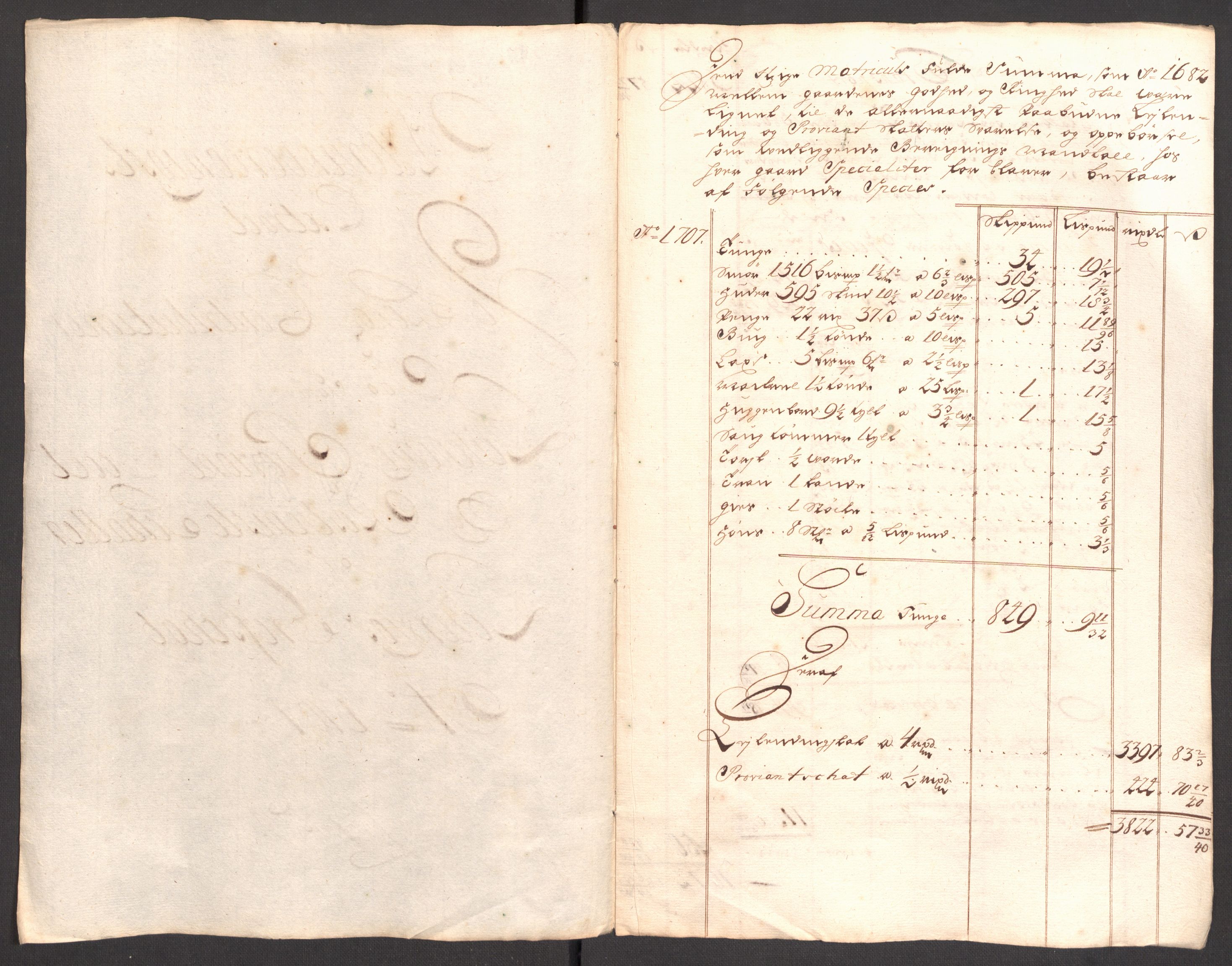 Rentekammeret inntil 1814, Reviderte regnskaper, Fogderegnskap, RA/EA-4092/R33/L1980: Fogderegnskap Larvik grevskap, 1707-1708, s. 137