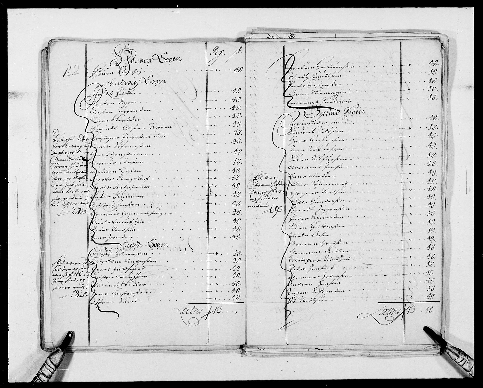 Rentekammeret inntil 1814, Reviderte regnskaper, Fogderegnskap, AV/RA-EA-4092/R39/L2310: Fogderegnskap Nedenes, 1690-1692, s. 236