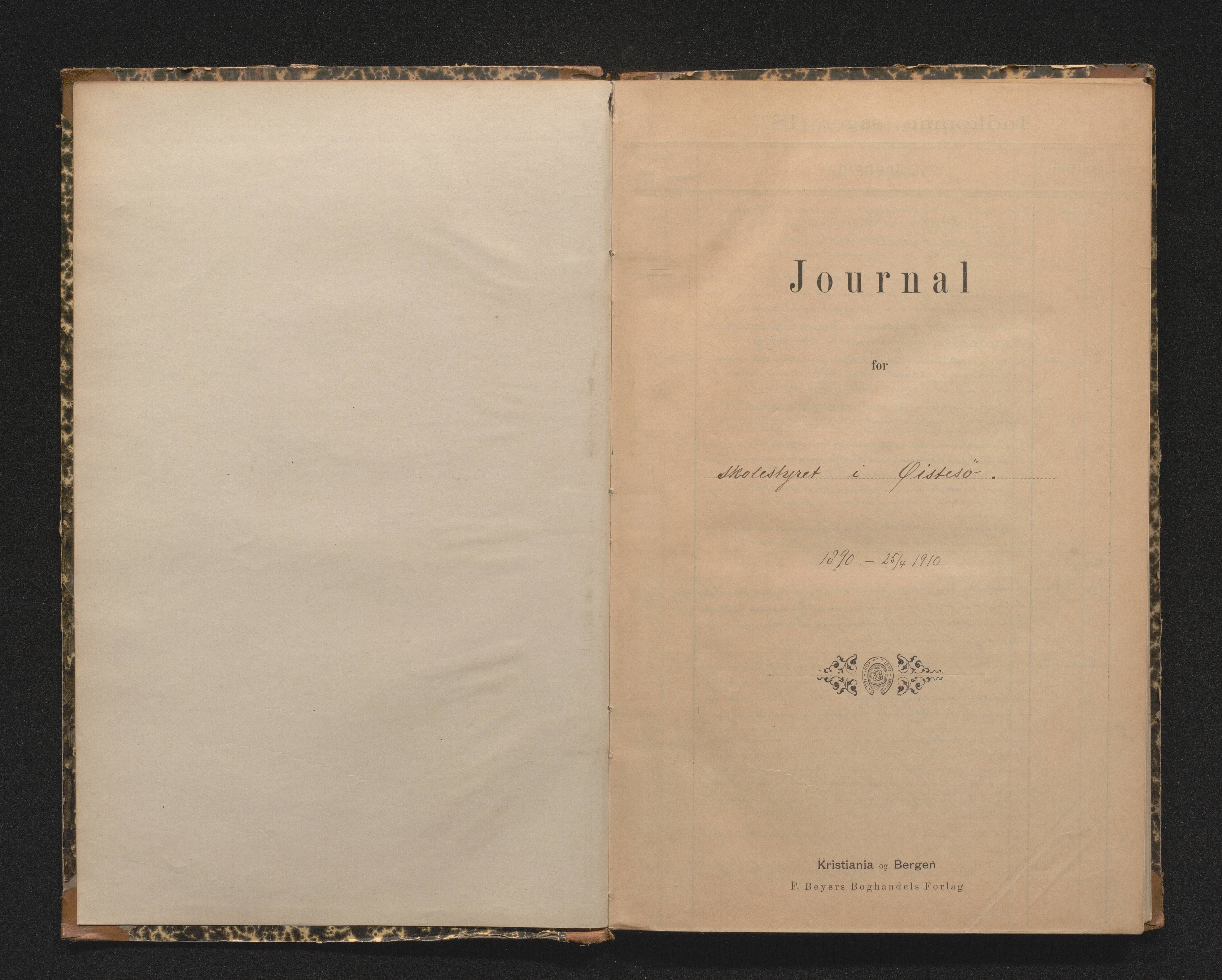 Kvam herad. Øystese sokn skulekommisjon / skulestyre, IKAH/1238-213/C/Ca/L0001: Brevjournal for Øystese skulestyre, 1890-1910