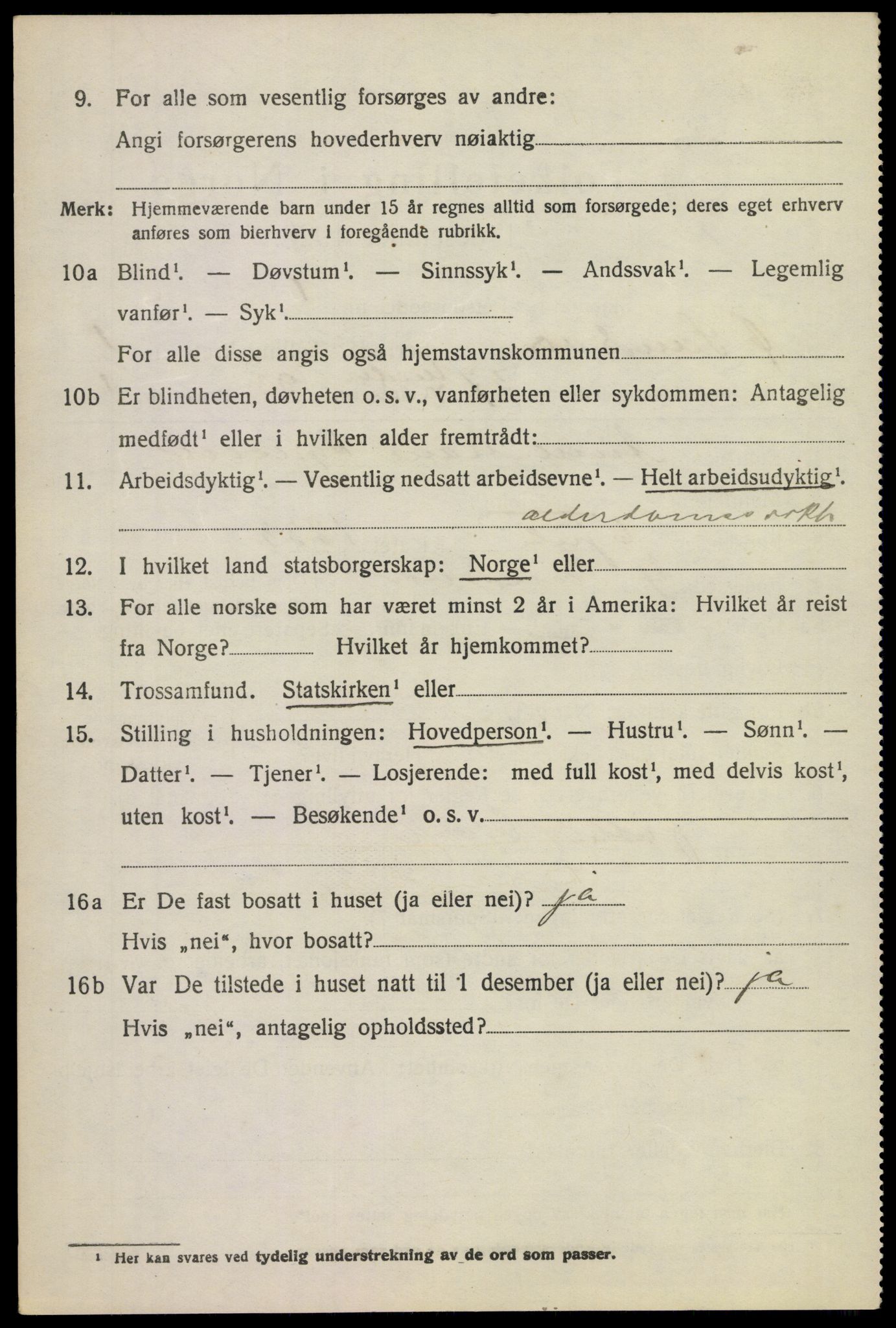 SAKO, Folketelling 1920 for 0630 Øvre Sandsvær herred, 1920, s. 1375