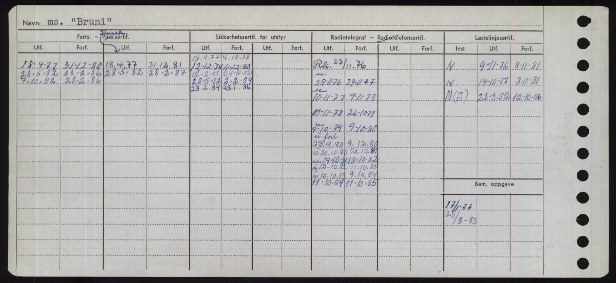 Sjøfartsdirektoratet med forløpere, Skipsmålingen, RA/S-1627/H/Hd/L0005: Fartøy, Br-Byg, s. 404