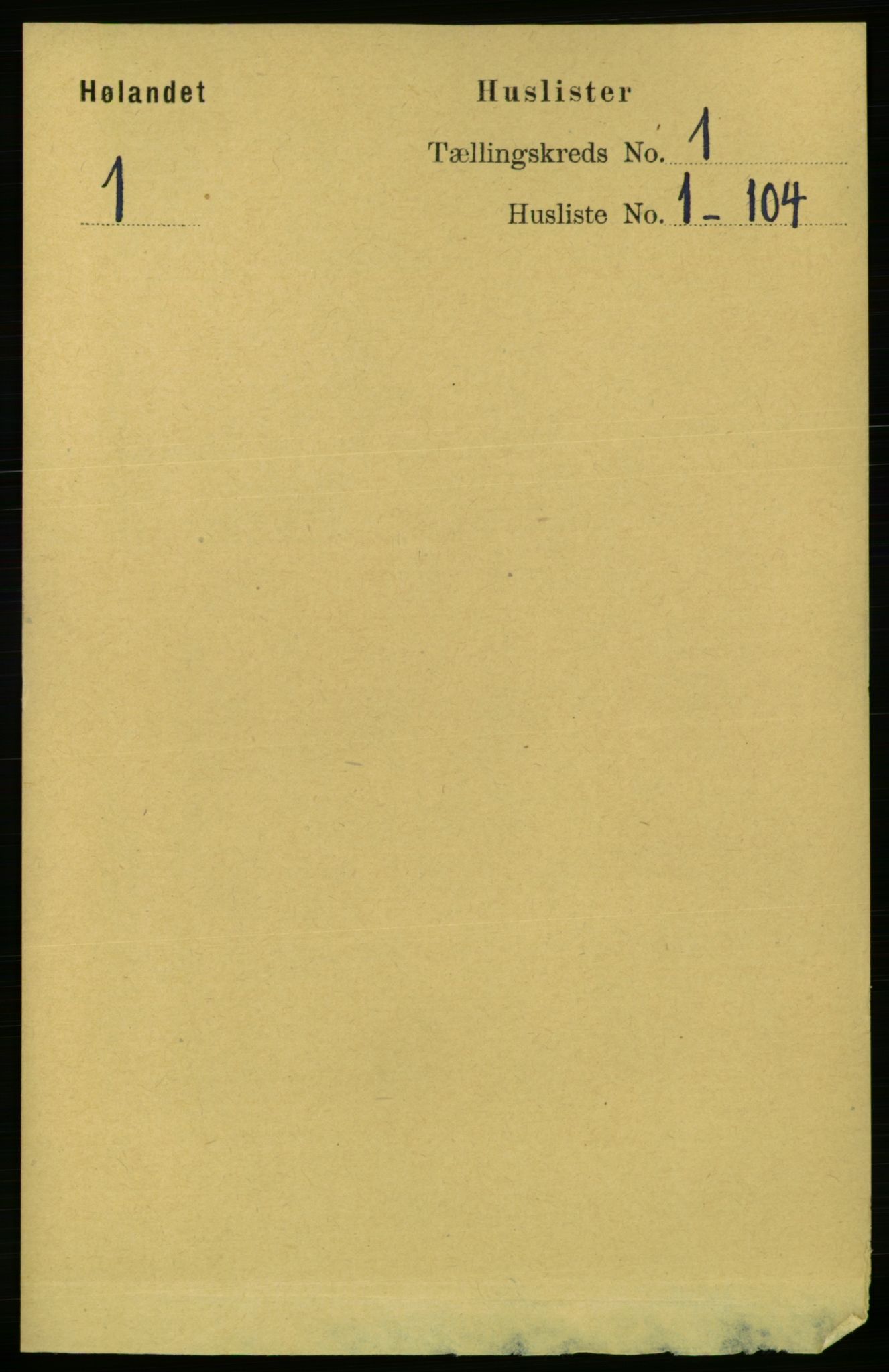 RA, Folketelling 1891 for 1651 Hølonda herred, 1891, s. 12