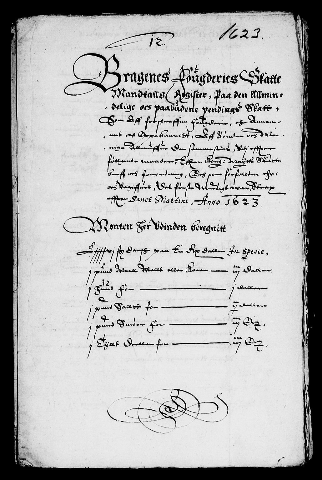 Rentekammeret inntil 1814, Reviderte regnskaper, Lensregnskaper, AV/RA-EA-5023/R/Rb/Rba/L0066: Akershus len, 1623-1624