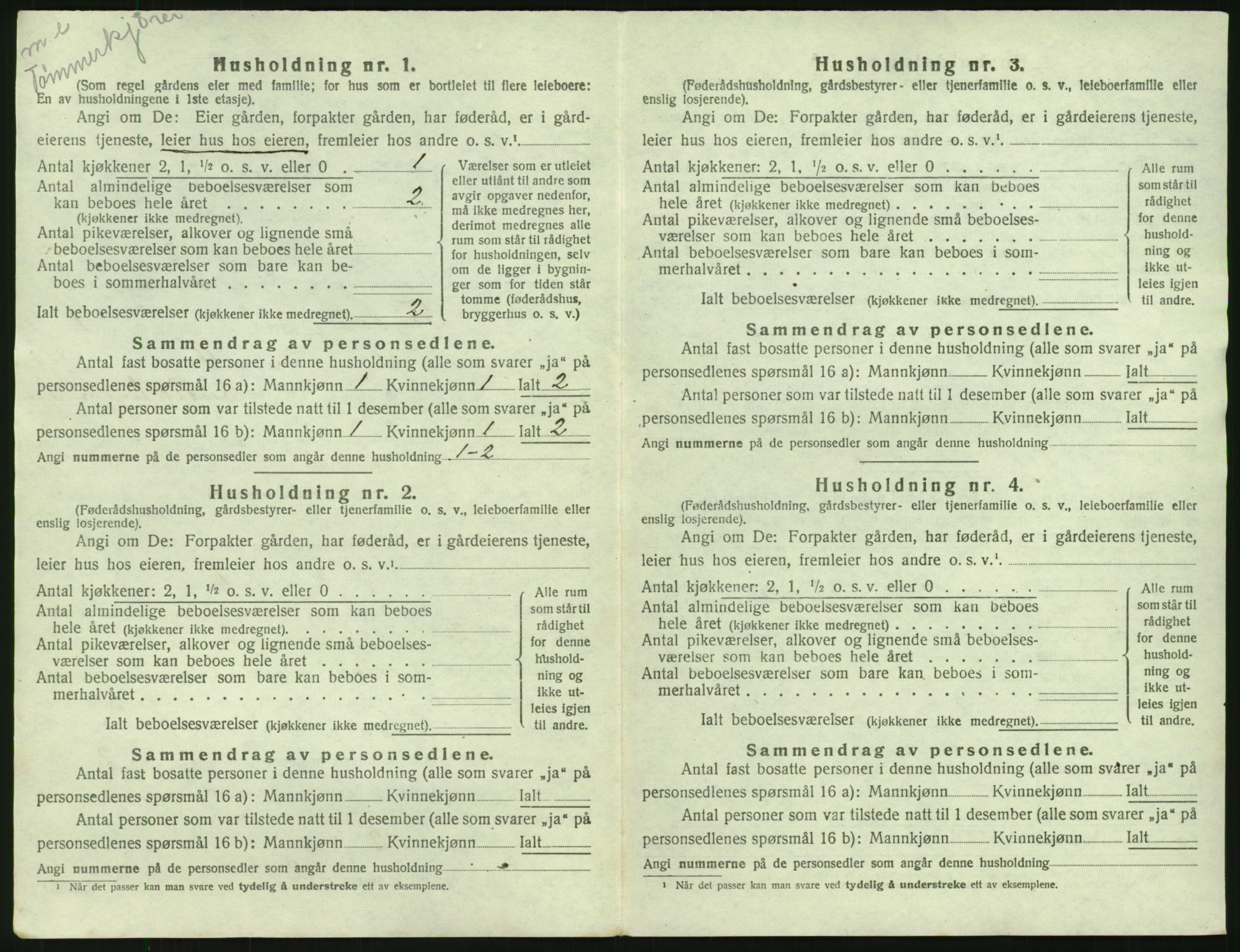 SAH, Folketelling 1920 for 0428 Trysil herred, 1920, s. 94