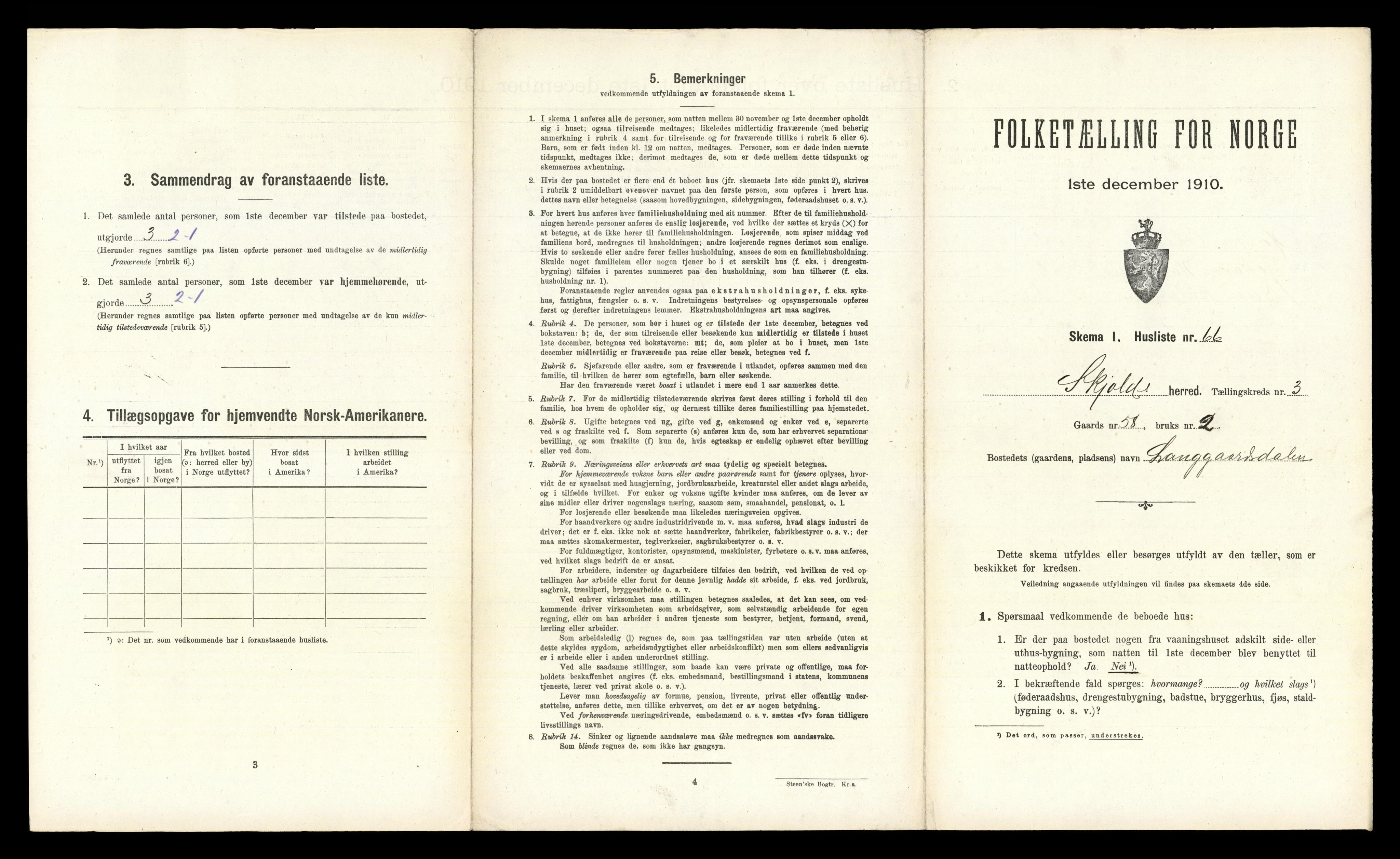 RA, Folketelling 1910 for 1154 Skjold herred, 1910, s. 308