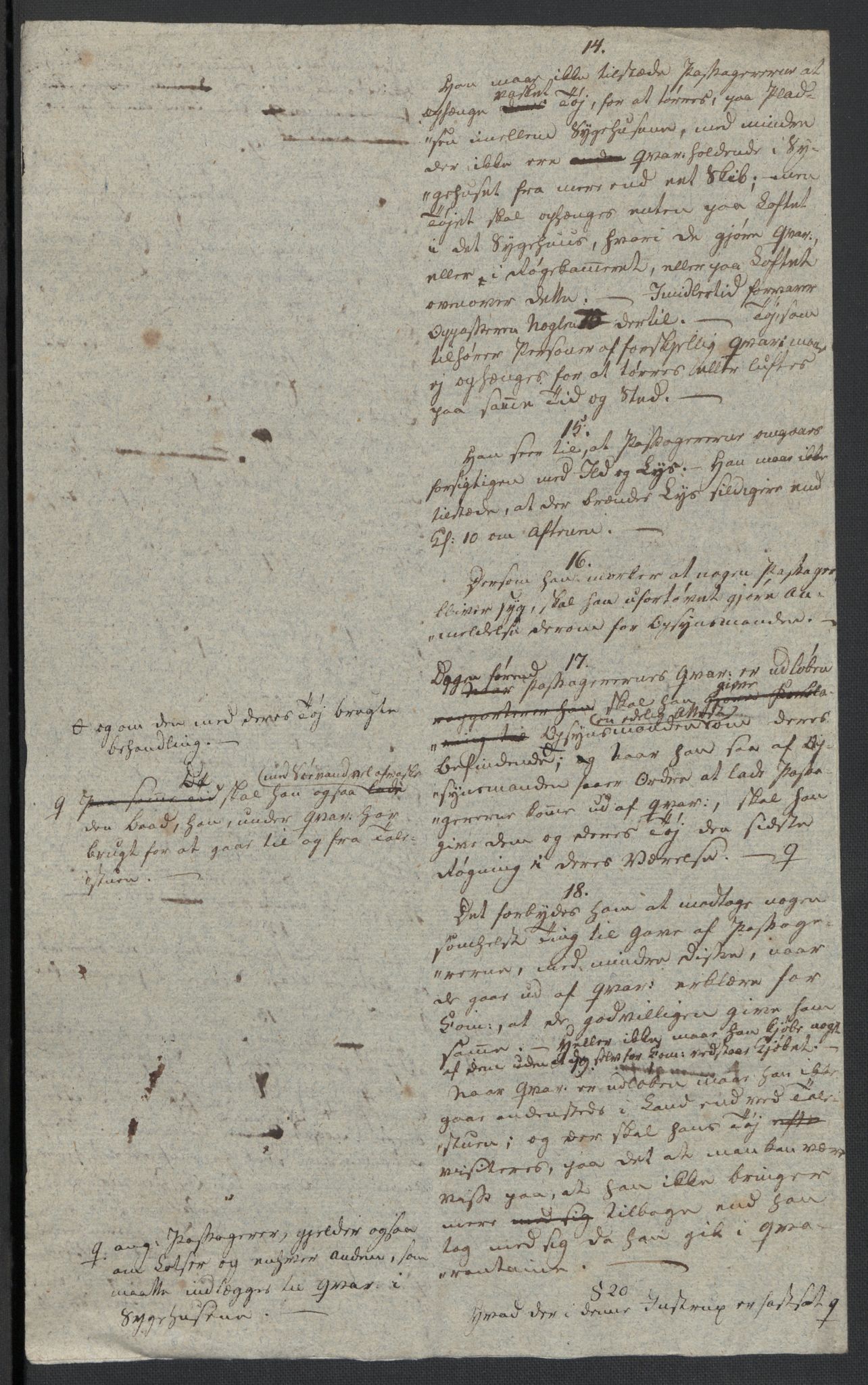 Christie, Wilhelm Frimann Koren, AV/RA-PA-0014/F/L0006: Christies dokumenter fra Stortinget, 1817-1818, s. 36