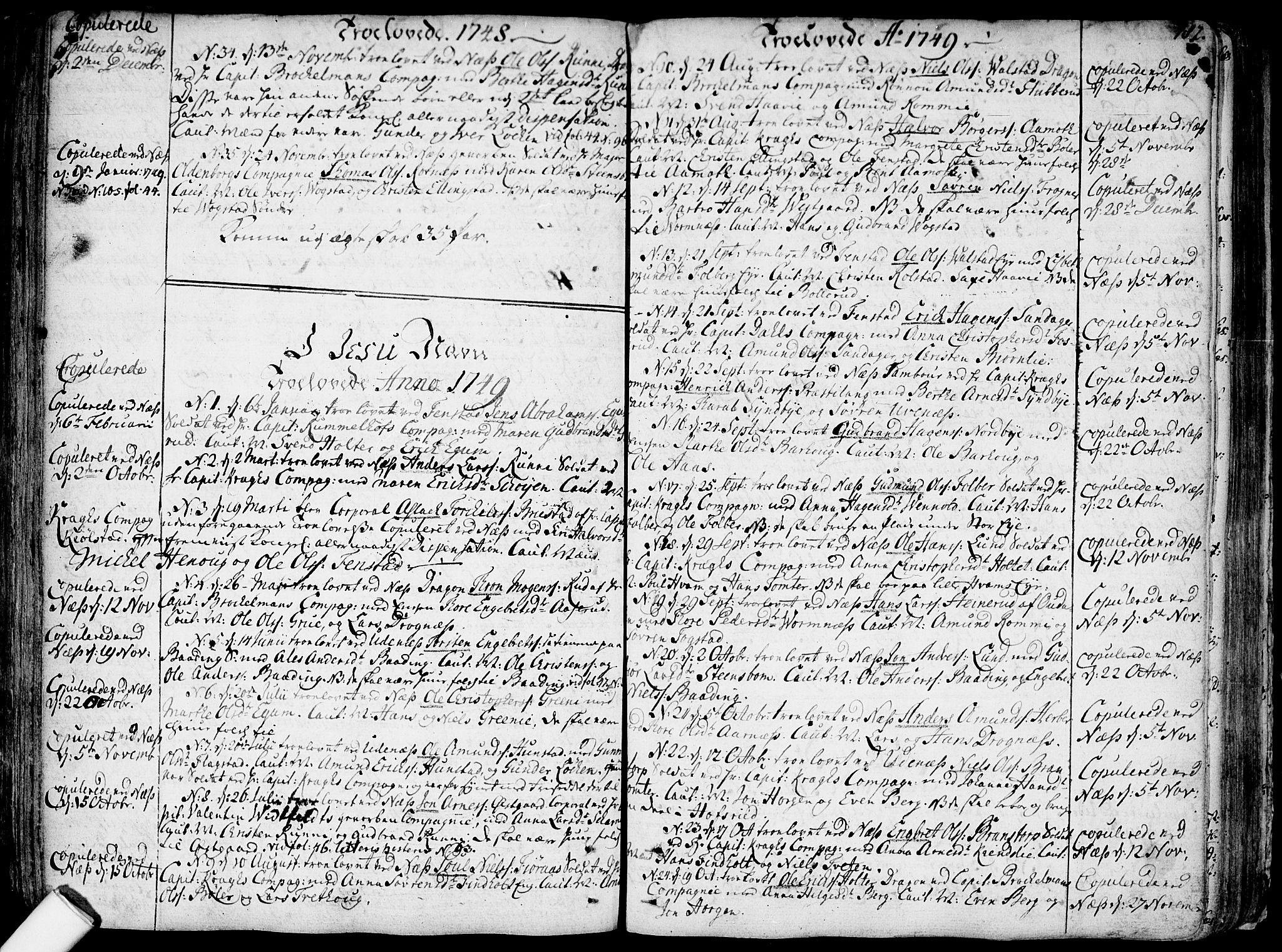 Nes prestekontor Kirkebøker, AV/SAO-A-10410/F/Fa/L0003: Ministerialbok nr. I 3, 1734-1781, s. 182