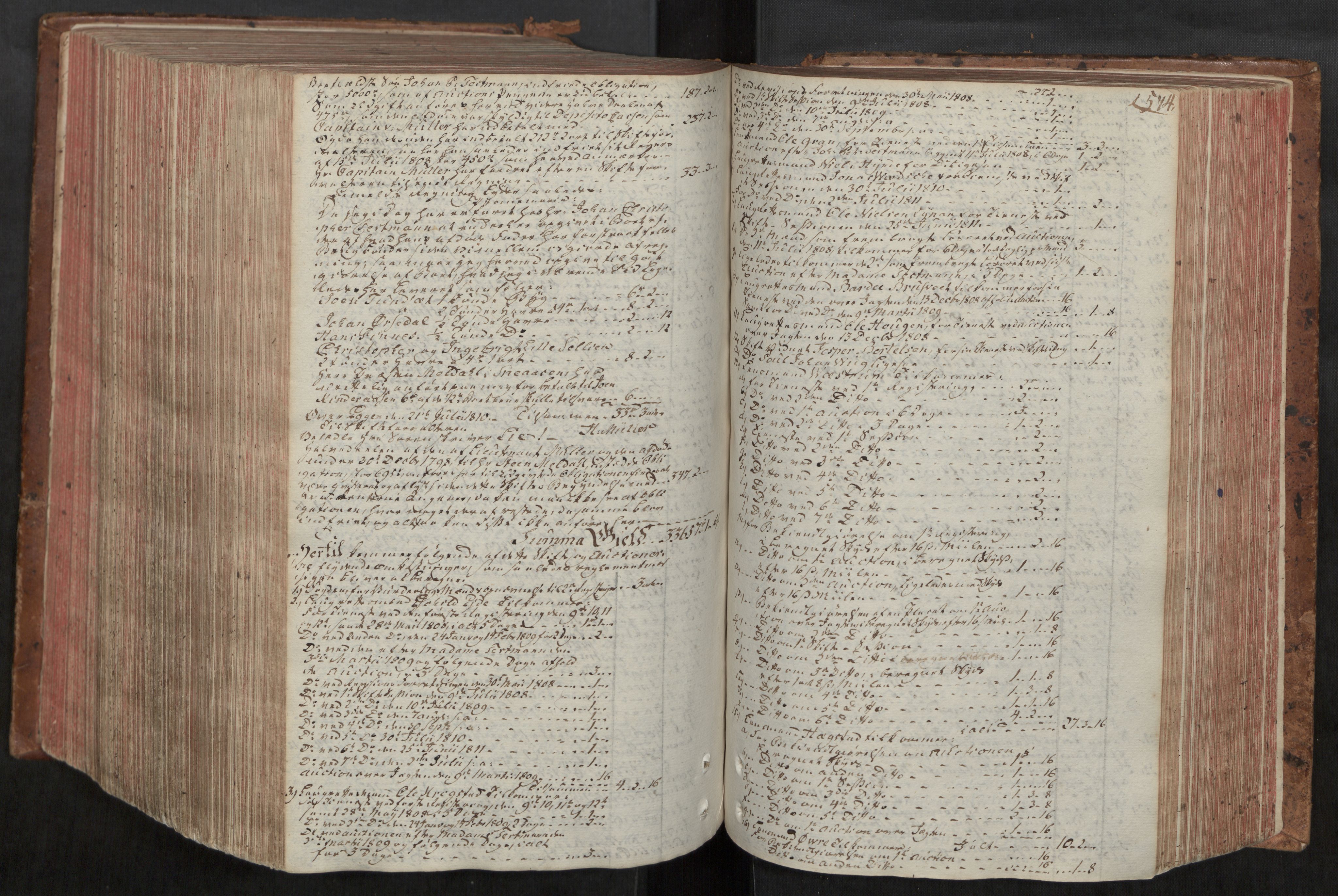 Stjør- og Verdal sorenskriveri, AV/SAT-A-4167/1/3/3A/L0024: Skifteprotokoll 19, 1808-1813, s. 574