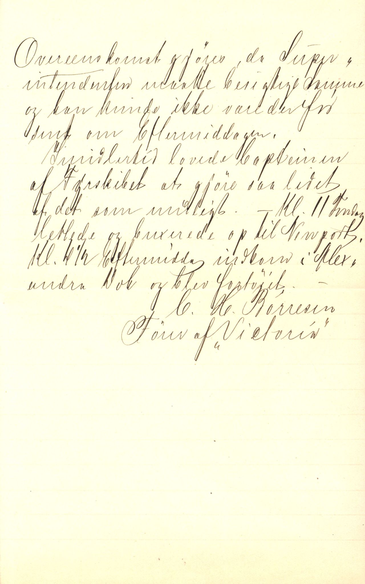 Pa 63 - Østlandske skibsassuranceforening, VEMU/A-1079/G/Ga/L0016/0004: Havaridokumenter / Zenobia, Vestalinden, Wilhelm Lundby, Victoria, 1883, s. 8