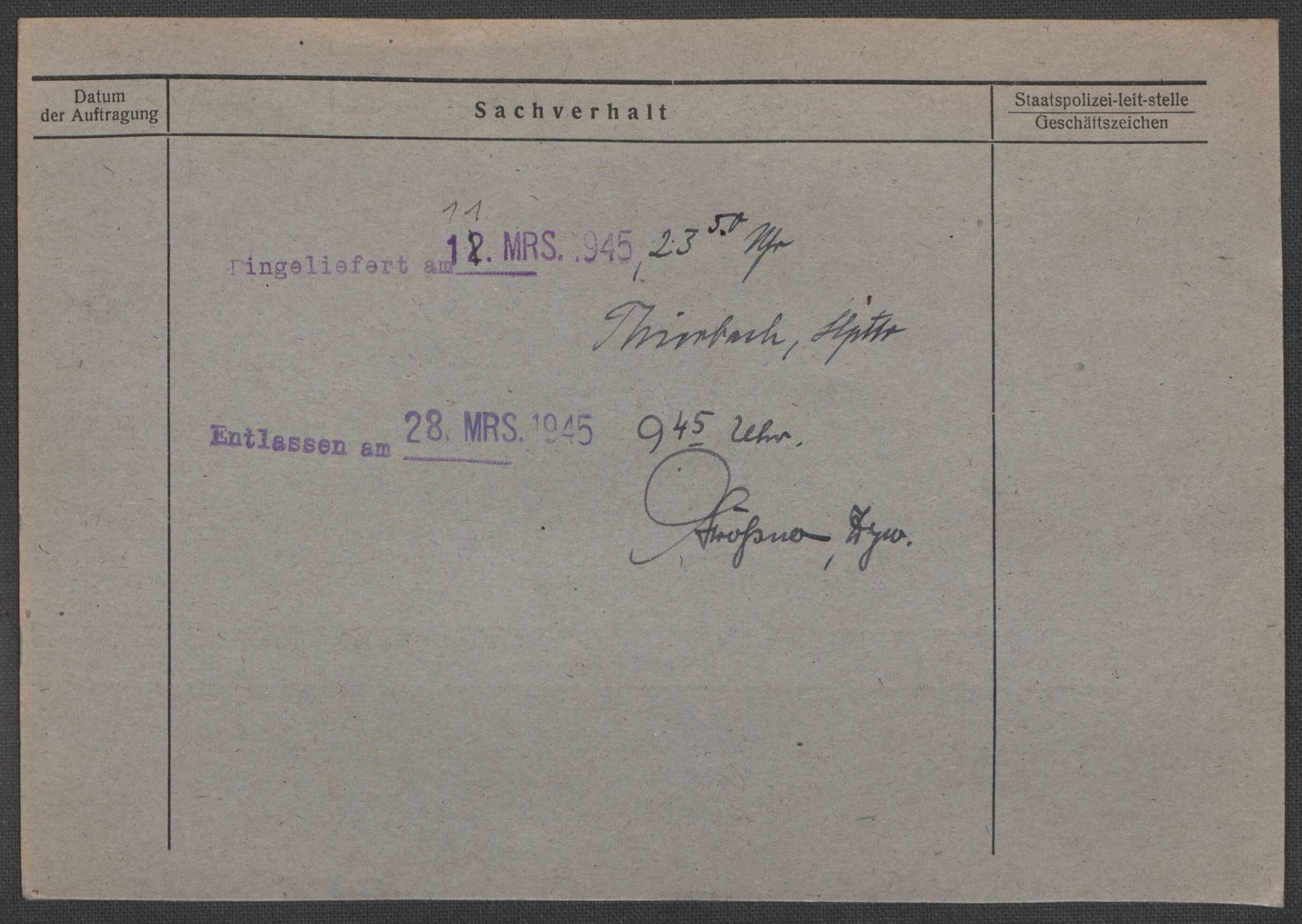 Befehlshaber der Sicherheitspolizei und des SD, AV/RA-RAFA-5969/E/Ea/Eaa/L0007: Register over norske fanger i Møllergata 19: Lundb-N, 1940-1945, s. 93