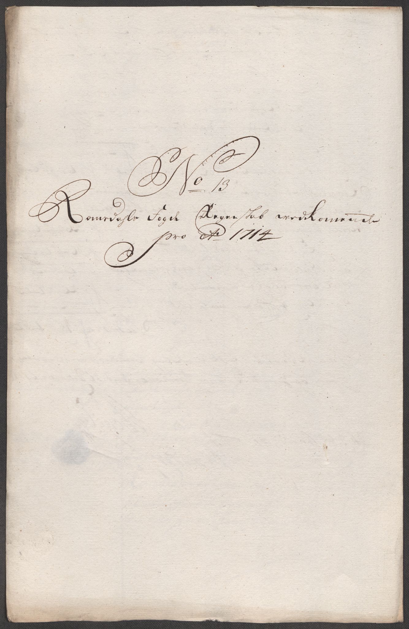 Rentekammeret inntil 1814, Reviderte regnskaper, Fogderegnskap, RA/EA-4092/R55/L3662: Fogderegnskap Romsdal, 1713-1714, s. 390