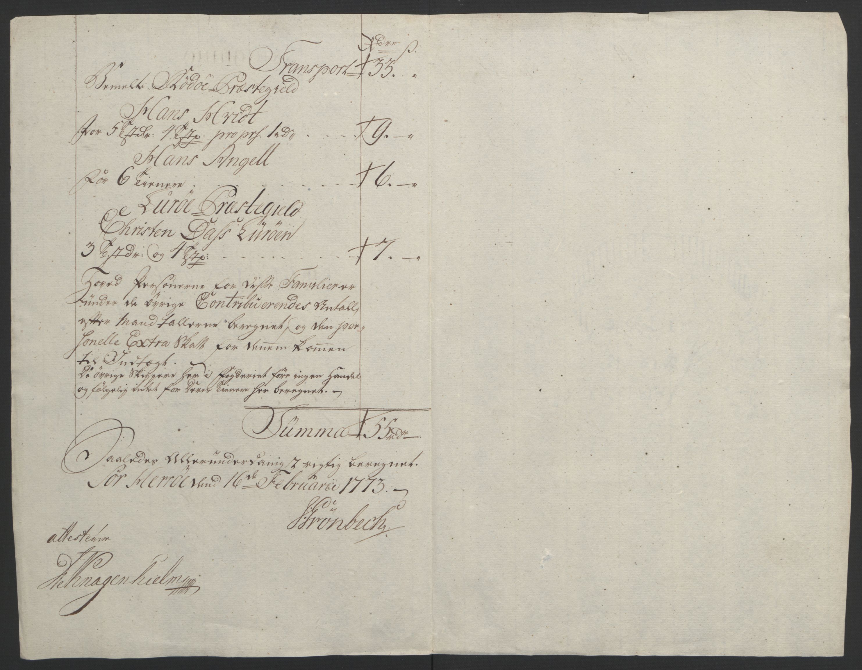 Rentekammeret inntil 1814, Reviderte regnskaper, Fogderegnskap, AV/RA-EA-4092/R65/L4573: Ekstraskatten Helgeland, 1762-1772, s. 643