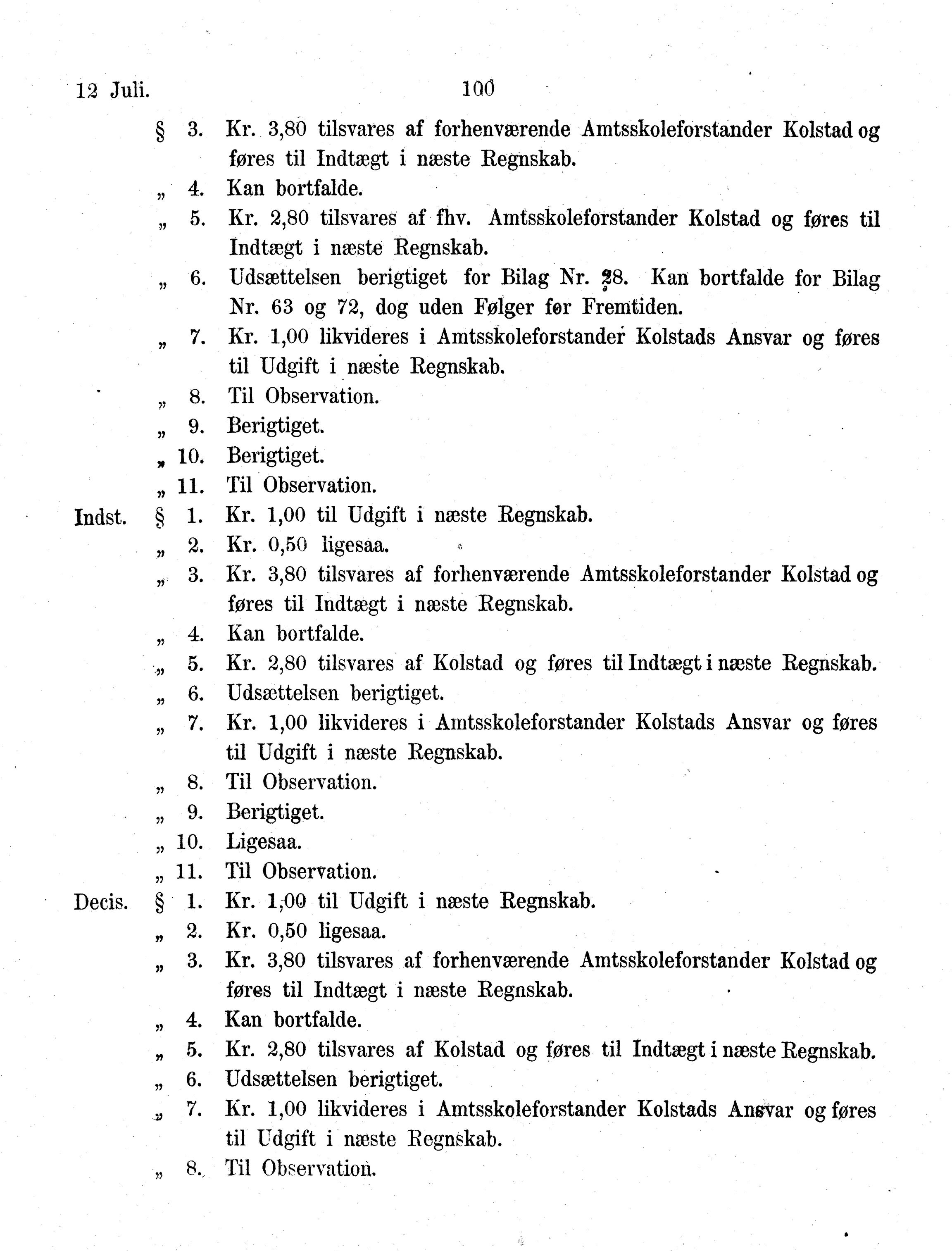 Nordland Fylkeskommune. Fylkestinget, AIN/NFK-17/176/A/Ac/L0013: Fylkestingsforhandlinger 1880, 1880