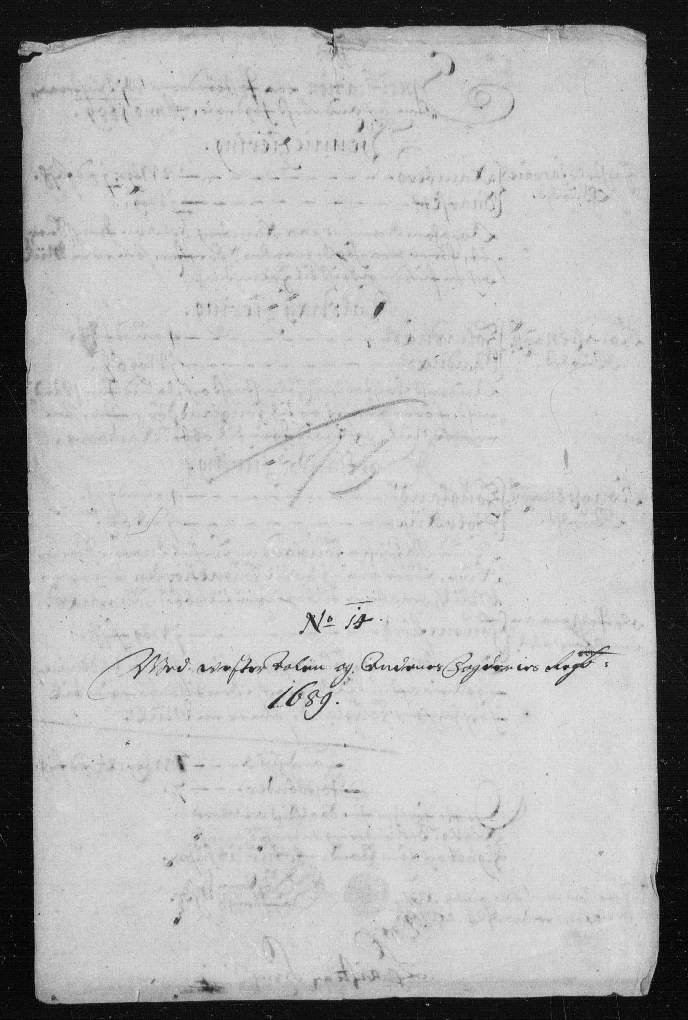 Rentekammeret inntil 1814, Reviderte regnskaper, Stiftamtstueregnskaper, Trondheim stiftamt og Nordland amt, AV/RA-EA-6044/R/Rh/L0014: Nordland amt, 1687-1689