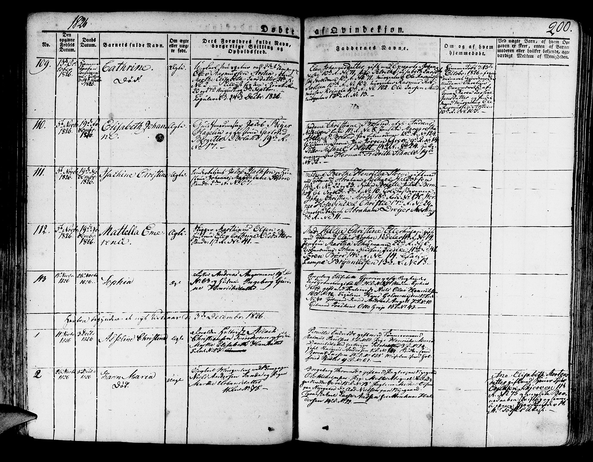 Korskirken sokneprestembete, AV/SAB-A-76101/H/Haa/L0014: Ministerialbok nr. A 14, 1823-1835, s. 200