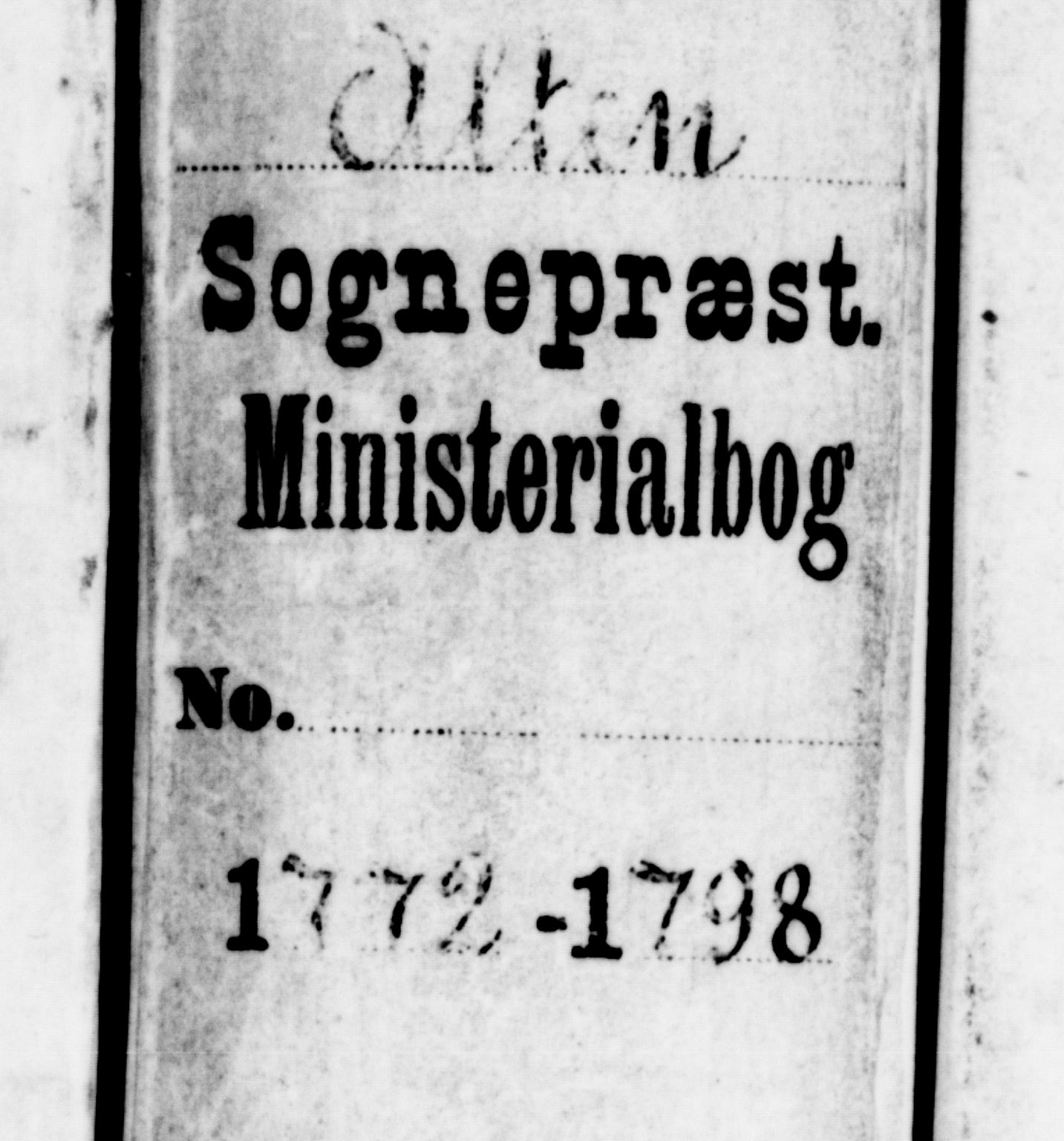 Talvik sokneprestkontor, SATØ/S-1337/H/Ha/L0005kirke: Ministerialbok nr. 5, 1772-1798