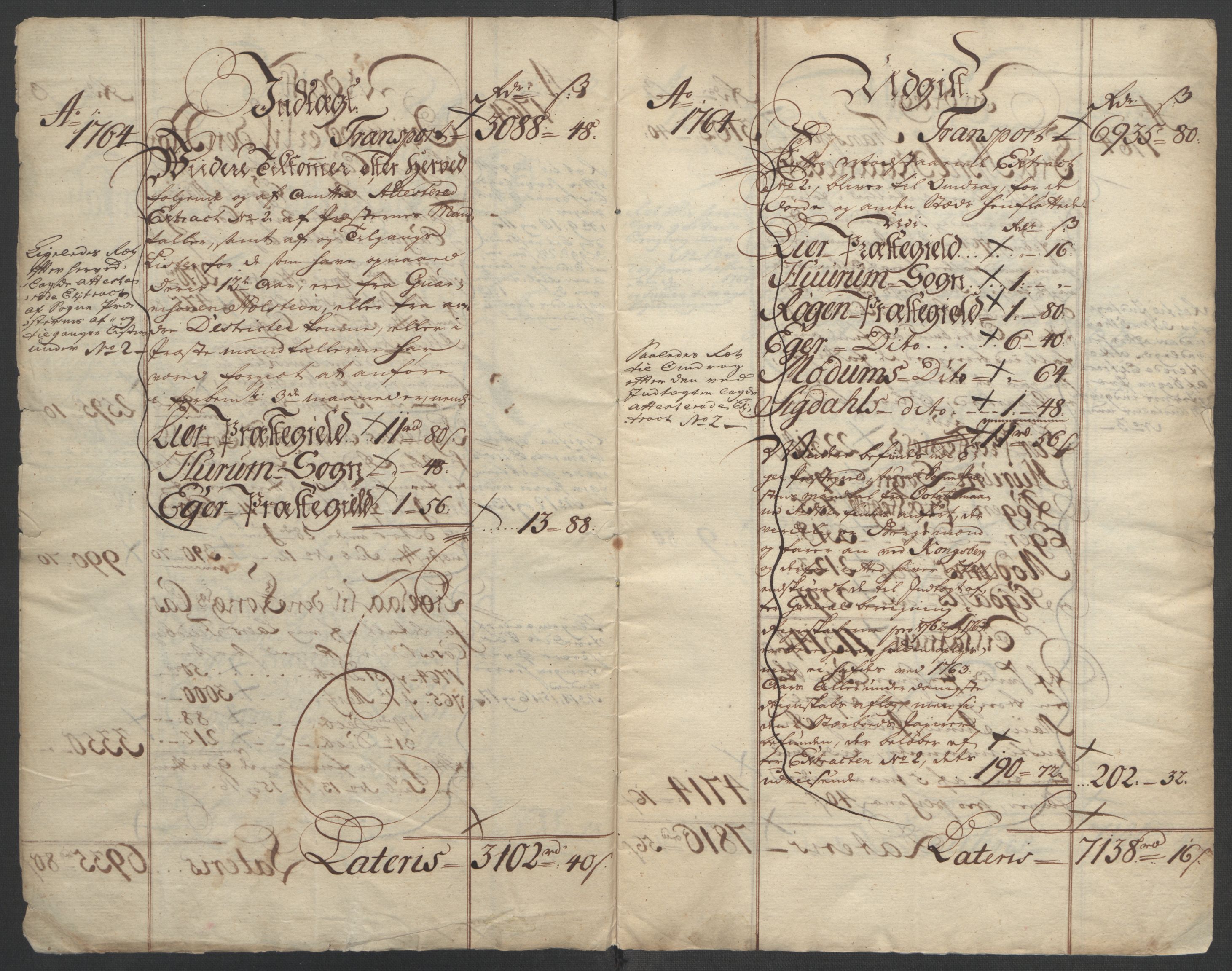 Rentekammeret inntil 1814, Reviderte regnskaper, Fogderegnskap, RA/EA-4092/R31/L1833: Ekstraskatten Hurum, Røyken, Eiker, Lier og Buskerud, 1762-1764, s. 150