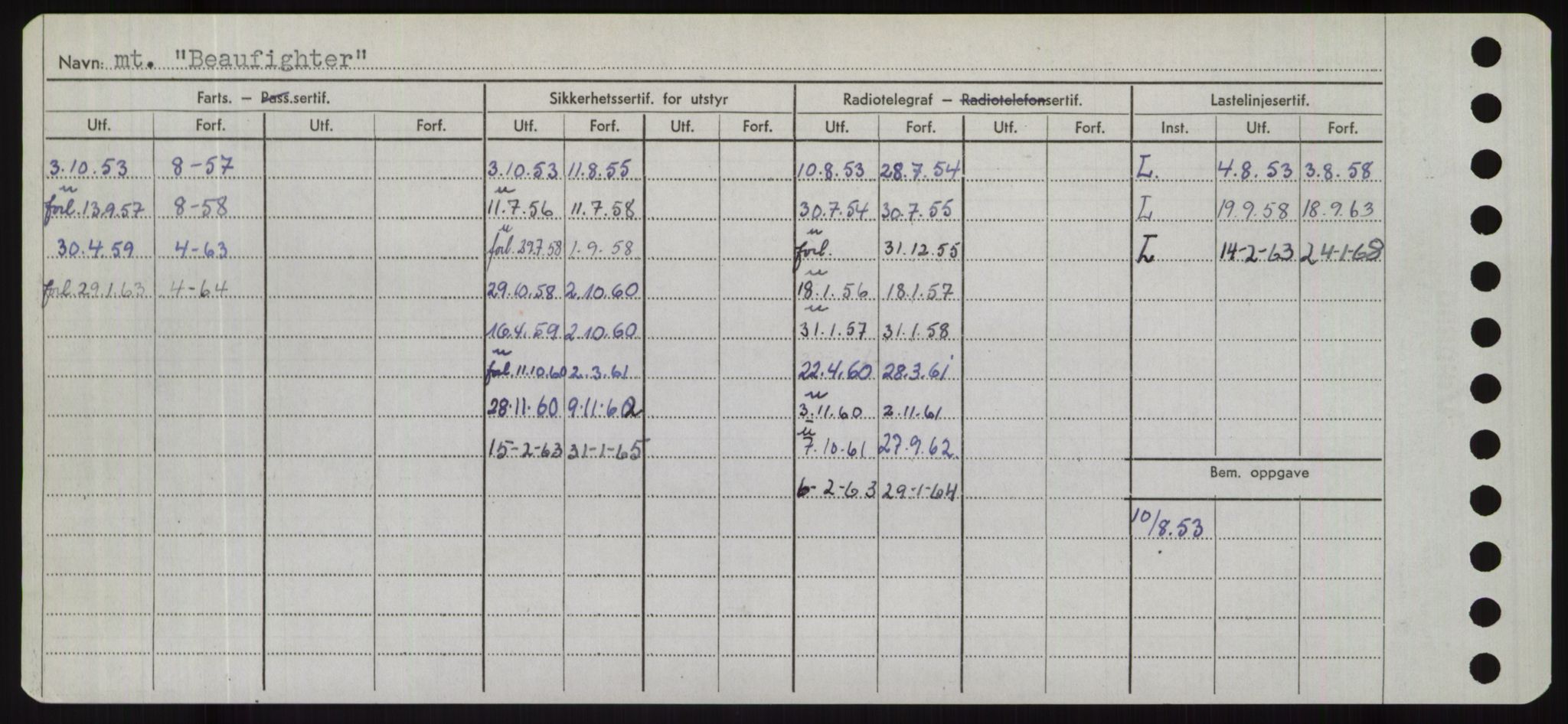 Sjøfartsdirektoratet med forløpere, Skipsmålingen, RA/S-1627/H/Hd/L0003: Fartøy, B-Bev, s. 436